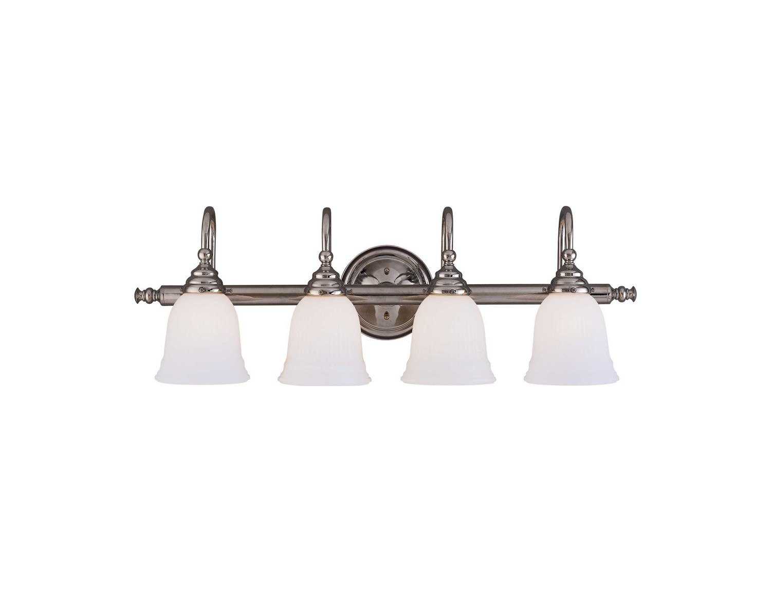 Savoy House Brunswick 4-Light Chrome Vanity Light