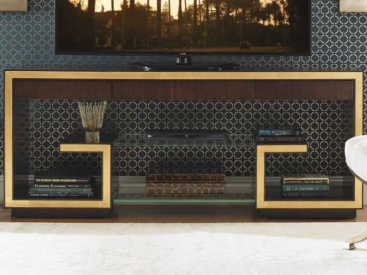 Sligh Bel Aire 72" Walnut Wood Media Console