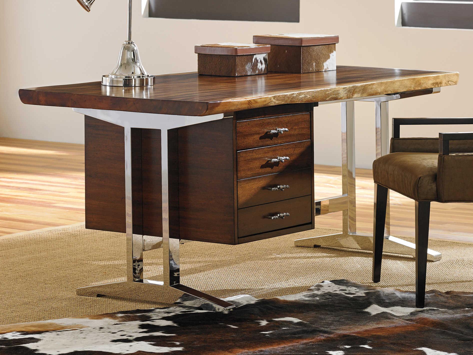 Sligh Studio Designs Brown Mahogany Wood Secretary Desk