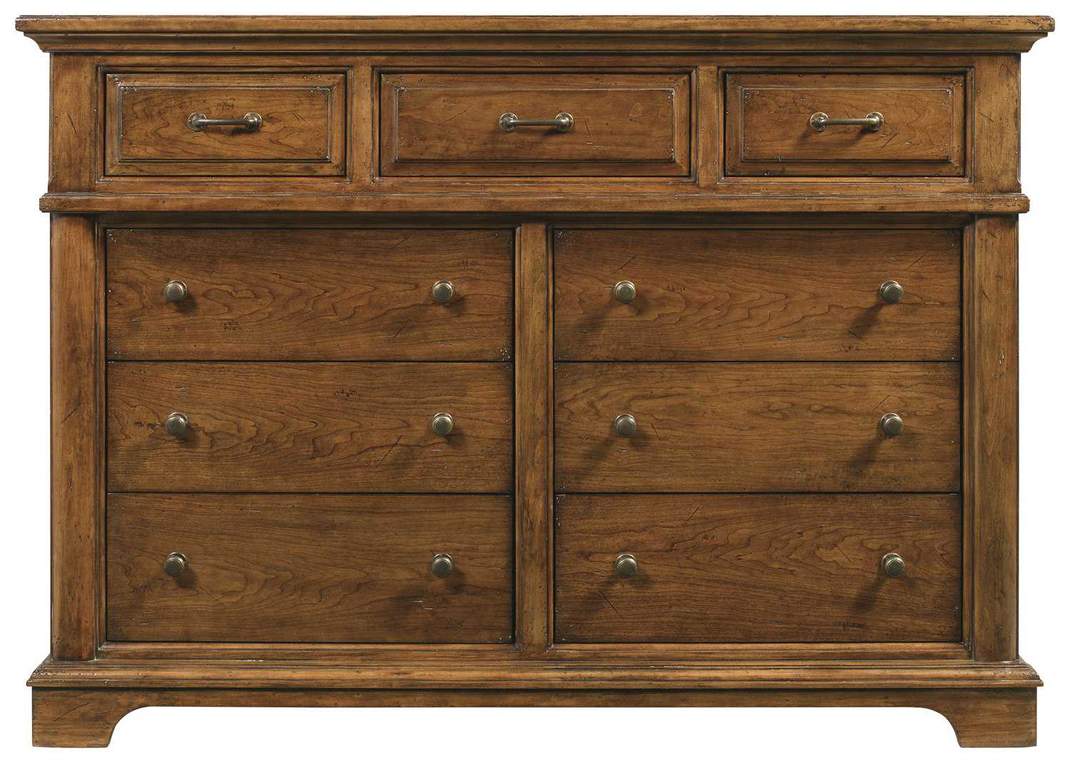 Stanley Furniture Bungalow Bedroom 9-Drawers Brown Double Dresser