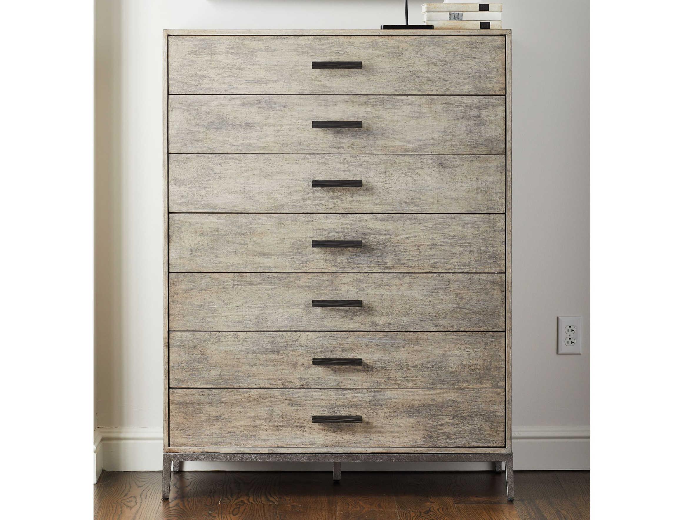 Stanley Furniture Cameron 7-Drawers Raw Silk Gray Accent Chest