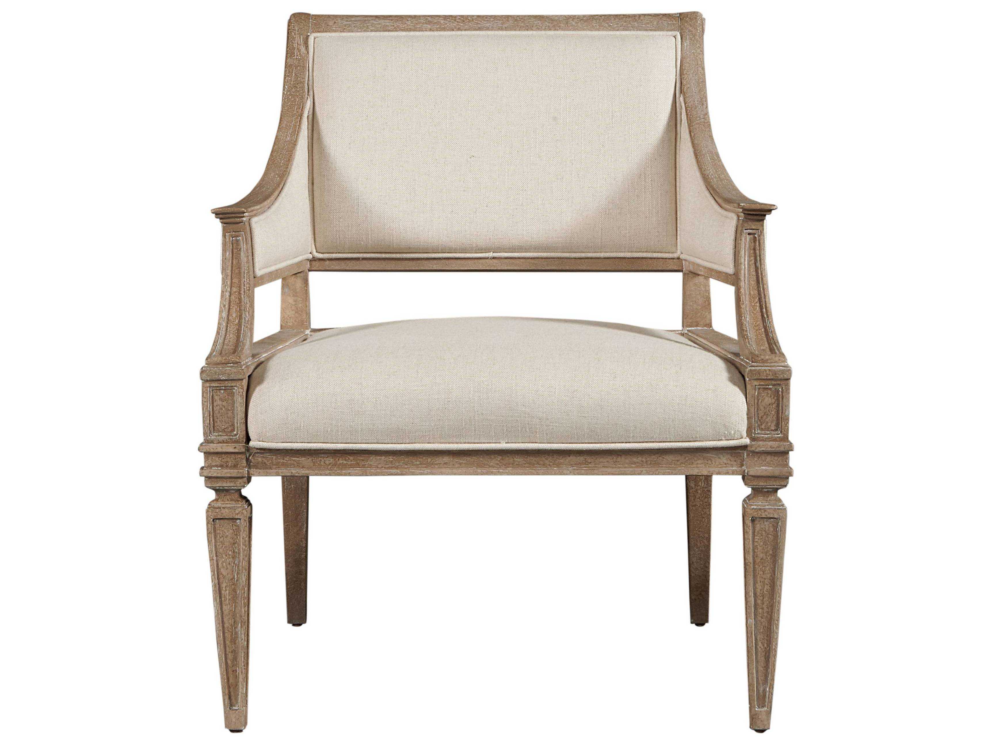 Stanley Furniture Wethersfield Estate Oak Fabric Accent Chair
