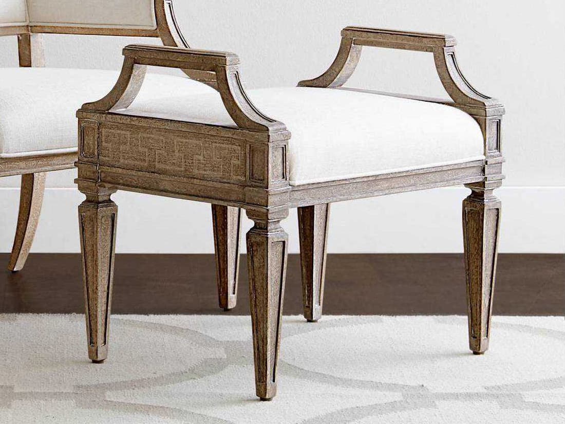 Stanley Furniture Wethersfield Estate Brimfield Oak Upholstered Ottoman