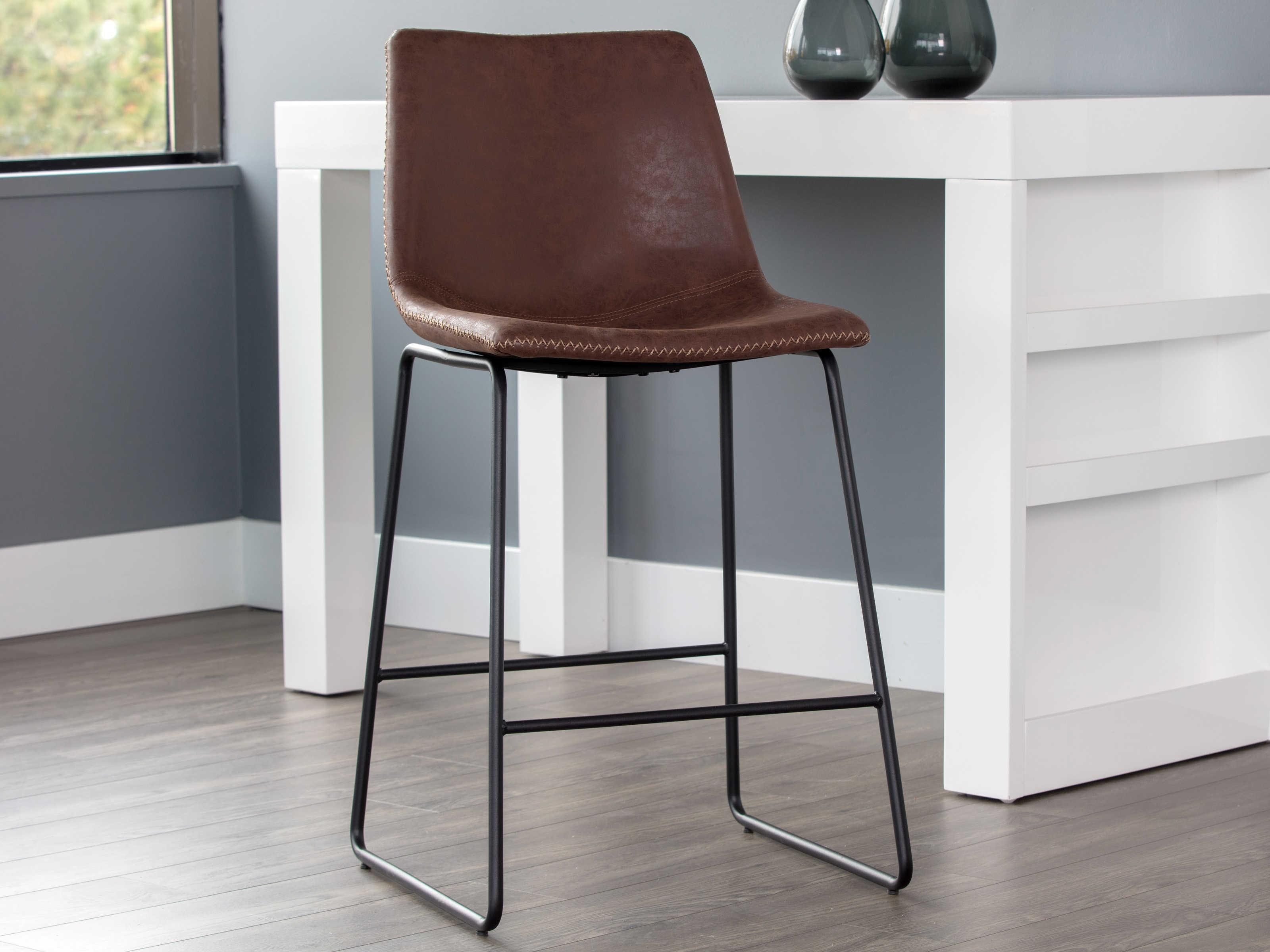 Sunpan Urban Unity 20.5" Cal Counter Stool Antique Brown