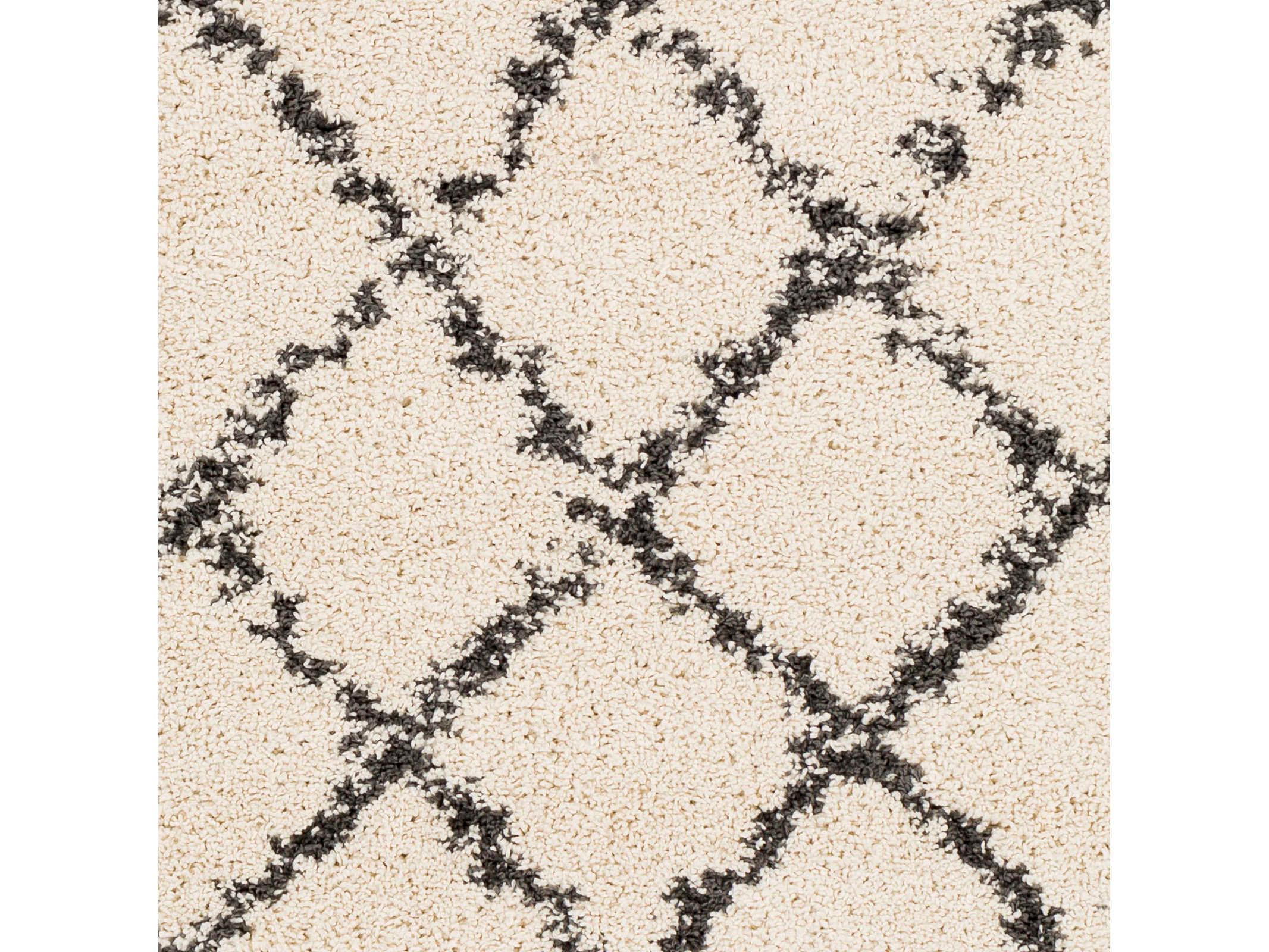 Surya Berber Shag Geometric Area Rug