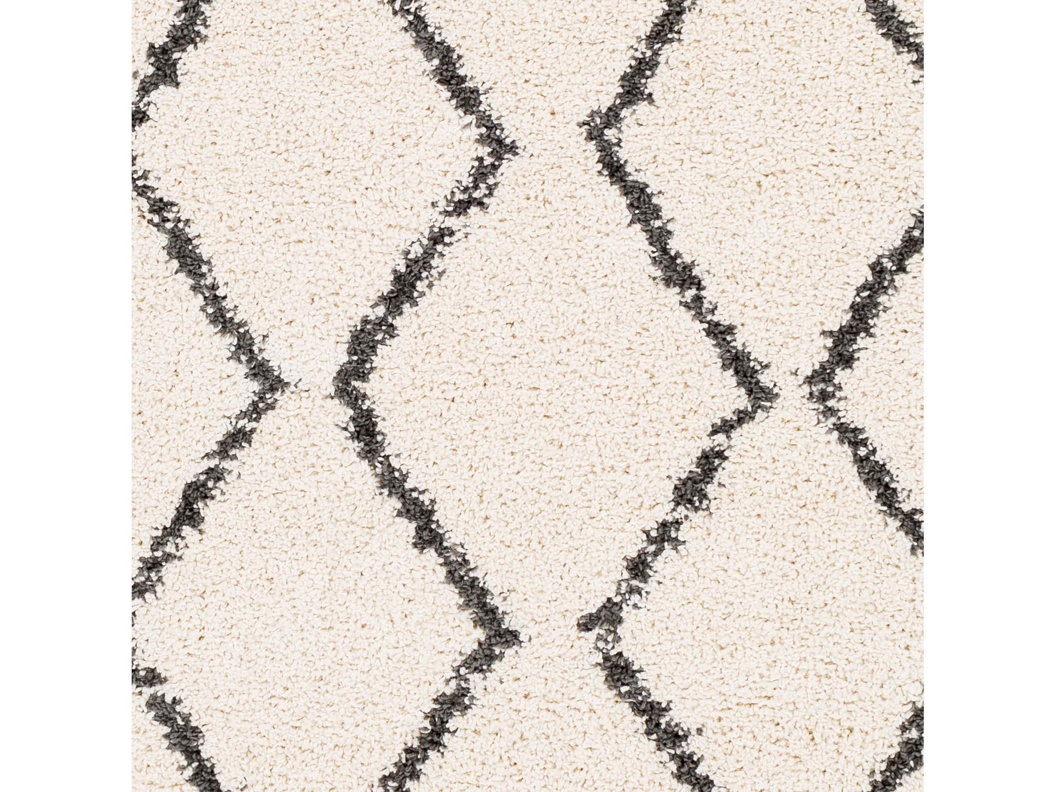 Surya Berber Shag Geometric Area Rug