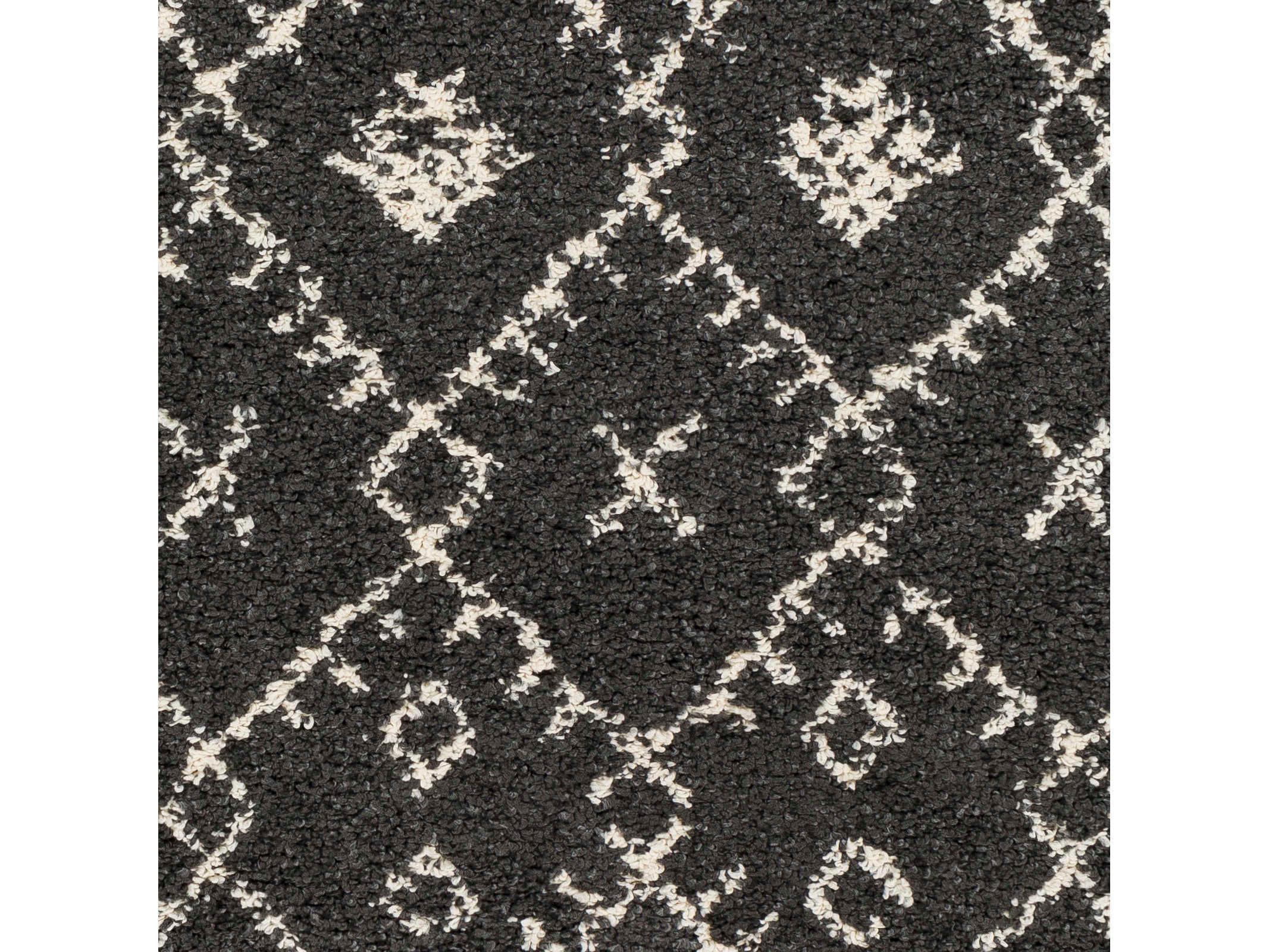 Surya Berber Shag Geometric Area Rug