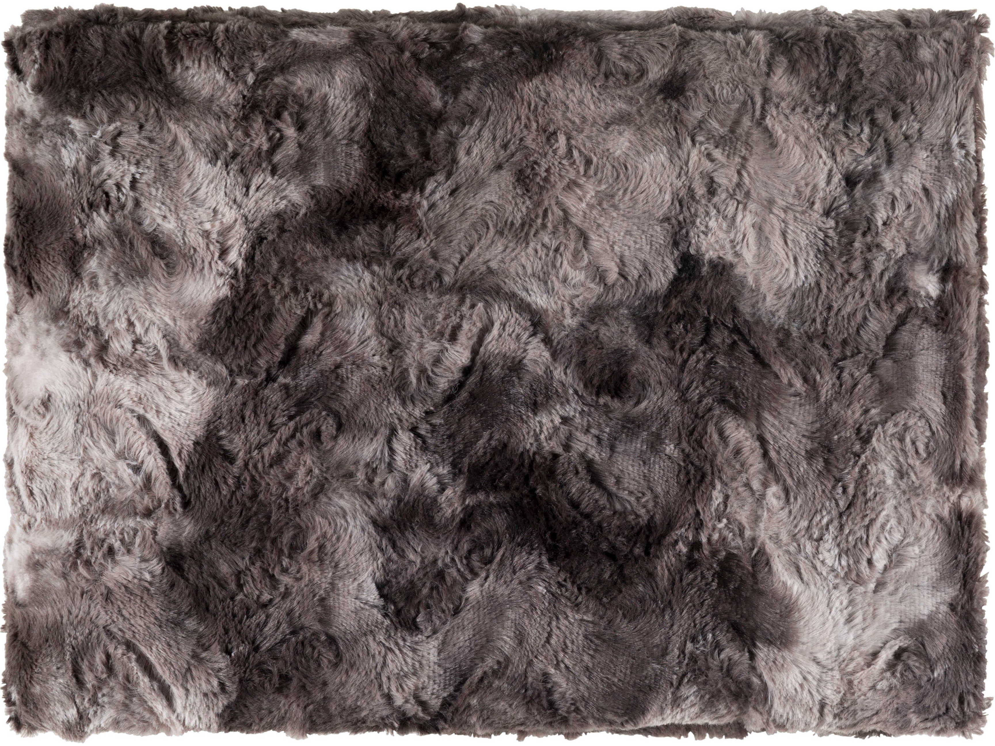 Surya Felina Charcoal Throw