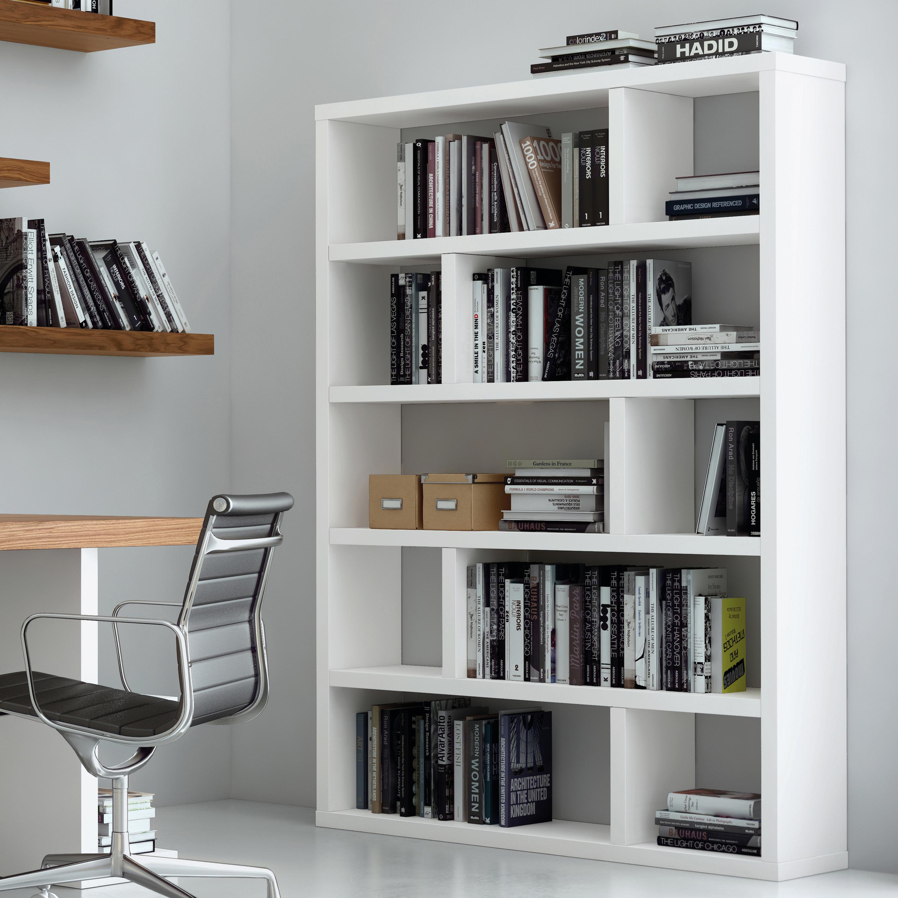 TemaHome Dublin Pure White Bookcase