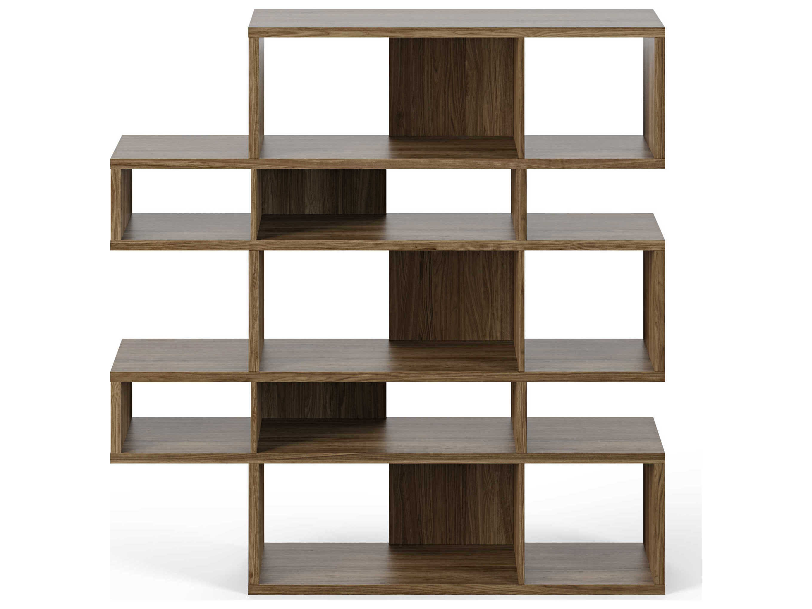 TemaHome London Walnut Bookcase