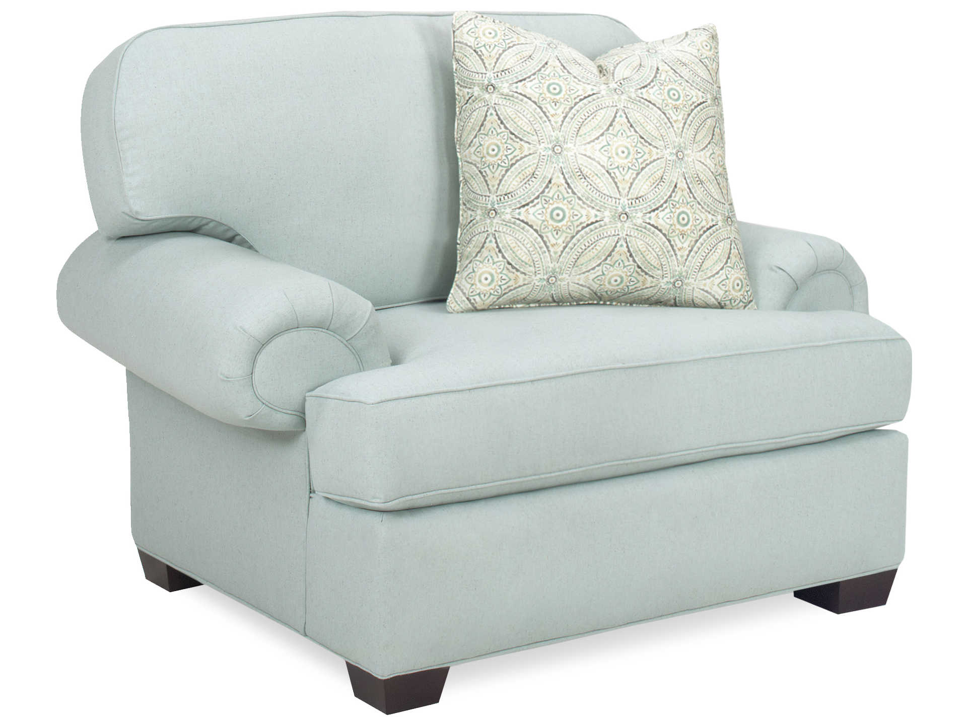 Temple Comfy Fabric Accent Chair