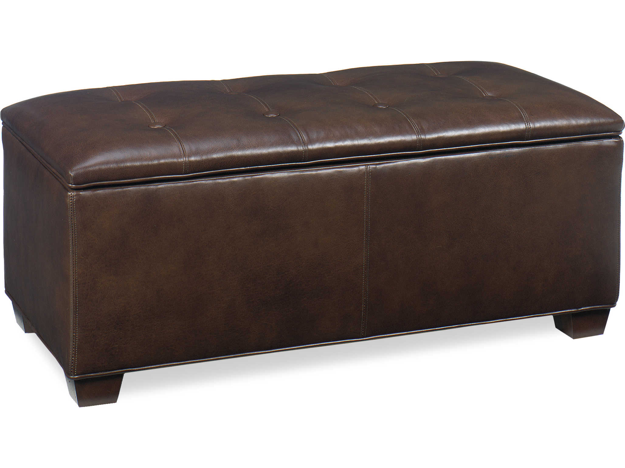 Temple Dane Leather Ottoman