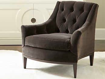 Theodore Alexander Fabric Accent Chair