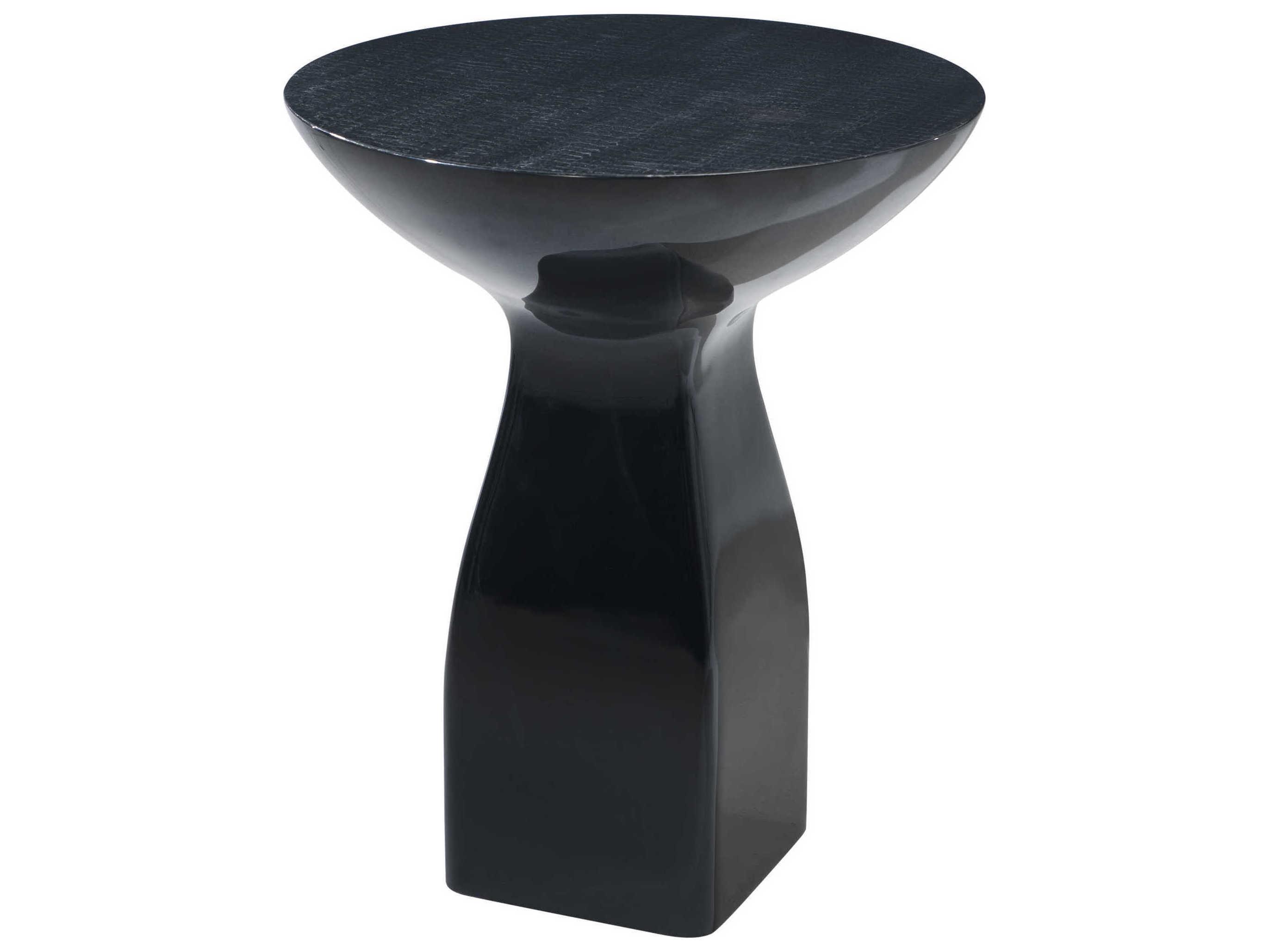 Theodore Alexander Vanucci Eclectics Round Wood End Table