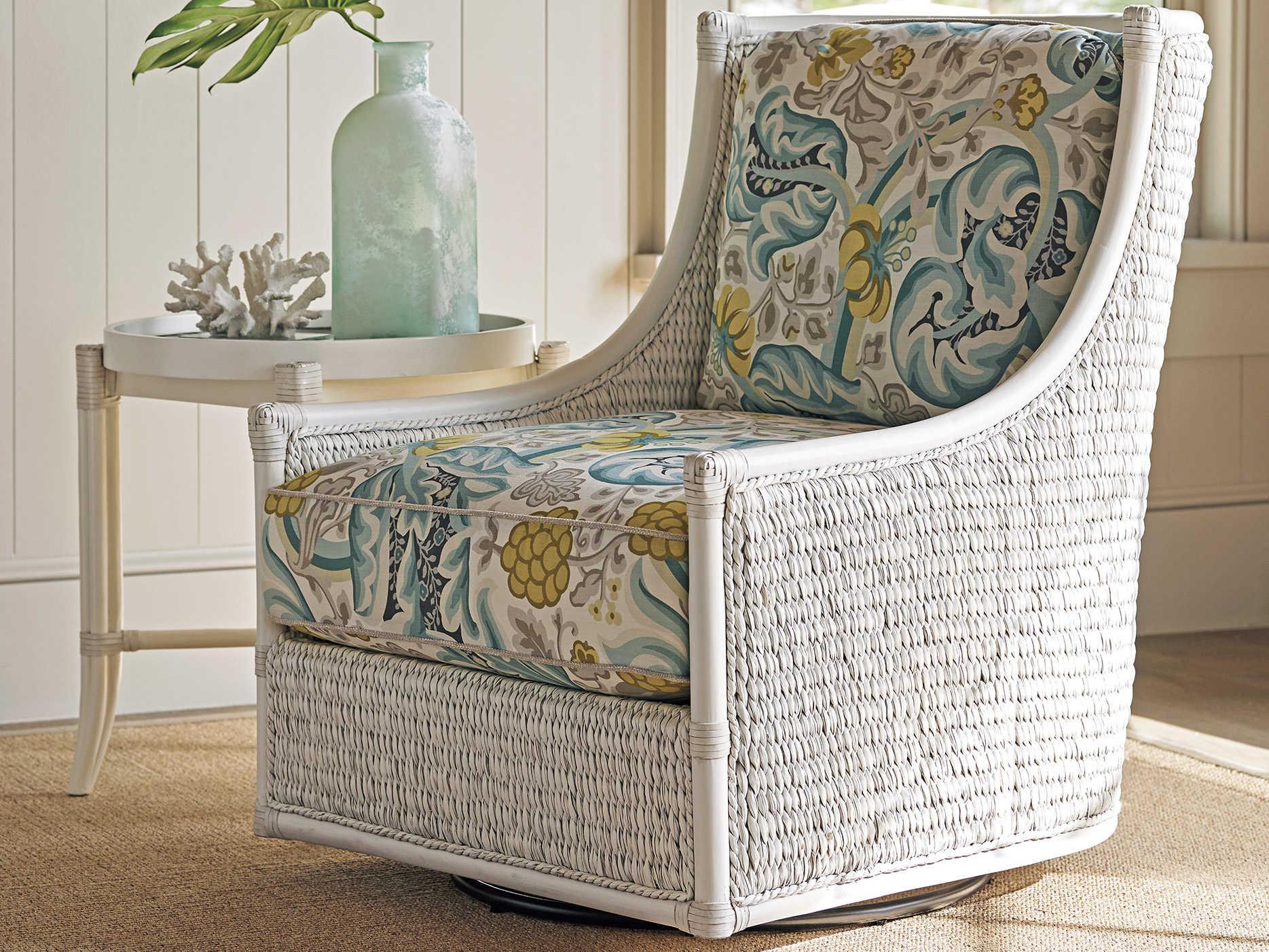 Tommy Bahama Ocean Breeze Swivel Fabric Accent Chair