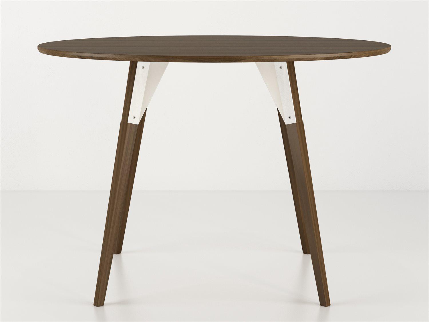 Tronk Design Clarke Collection Oval Wood White Dining Table