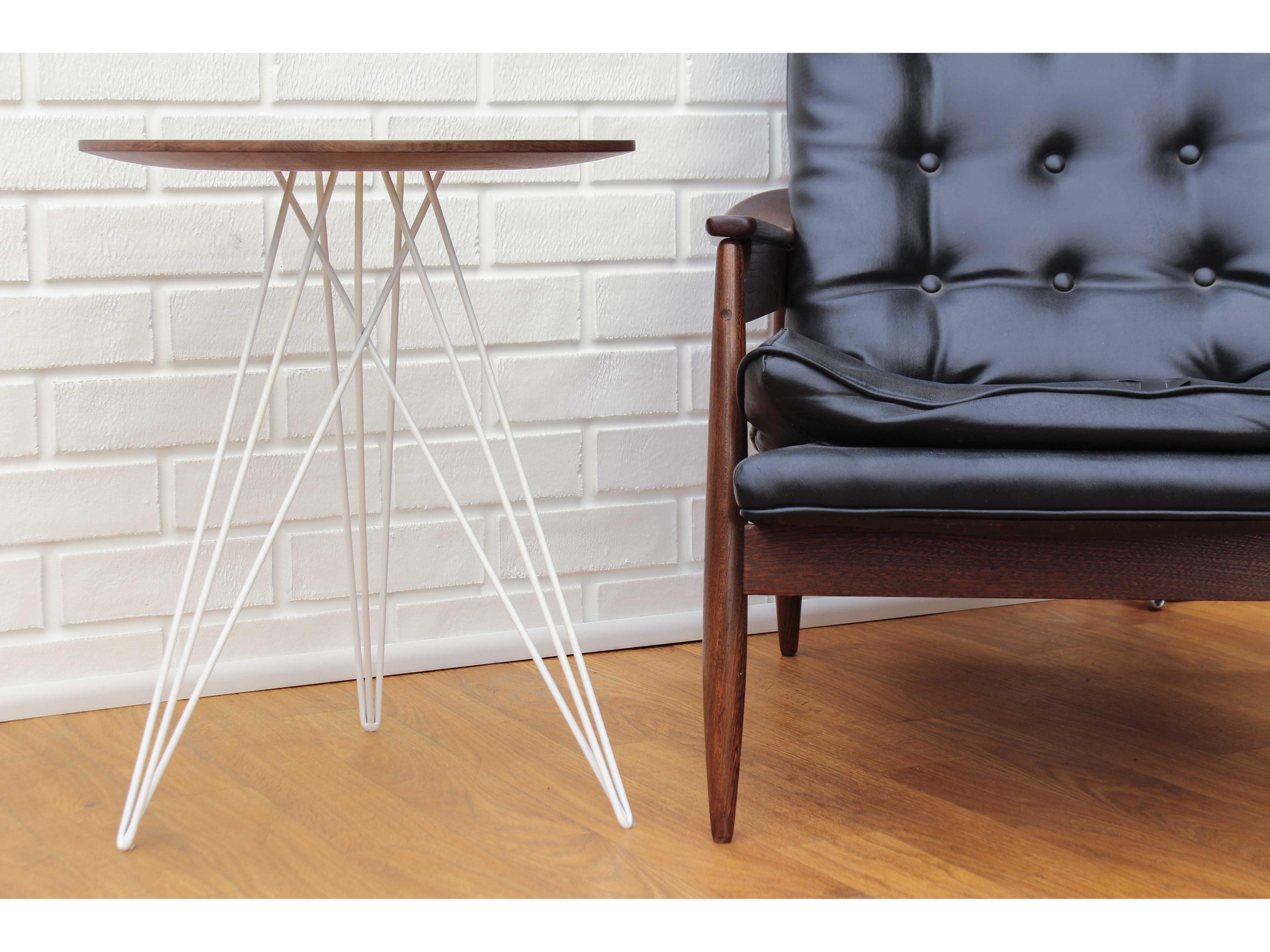 Tronk Design Hudson Round Wood End Table