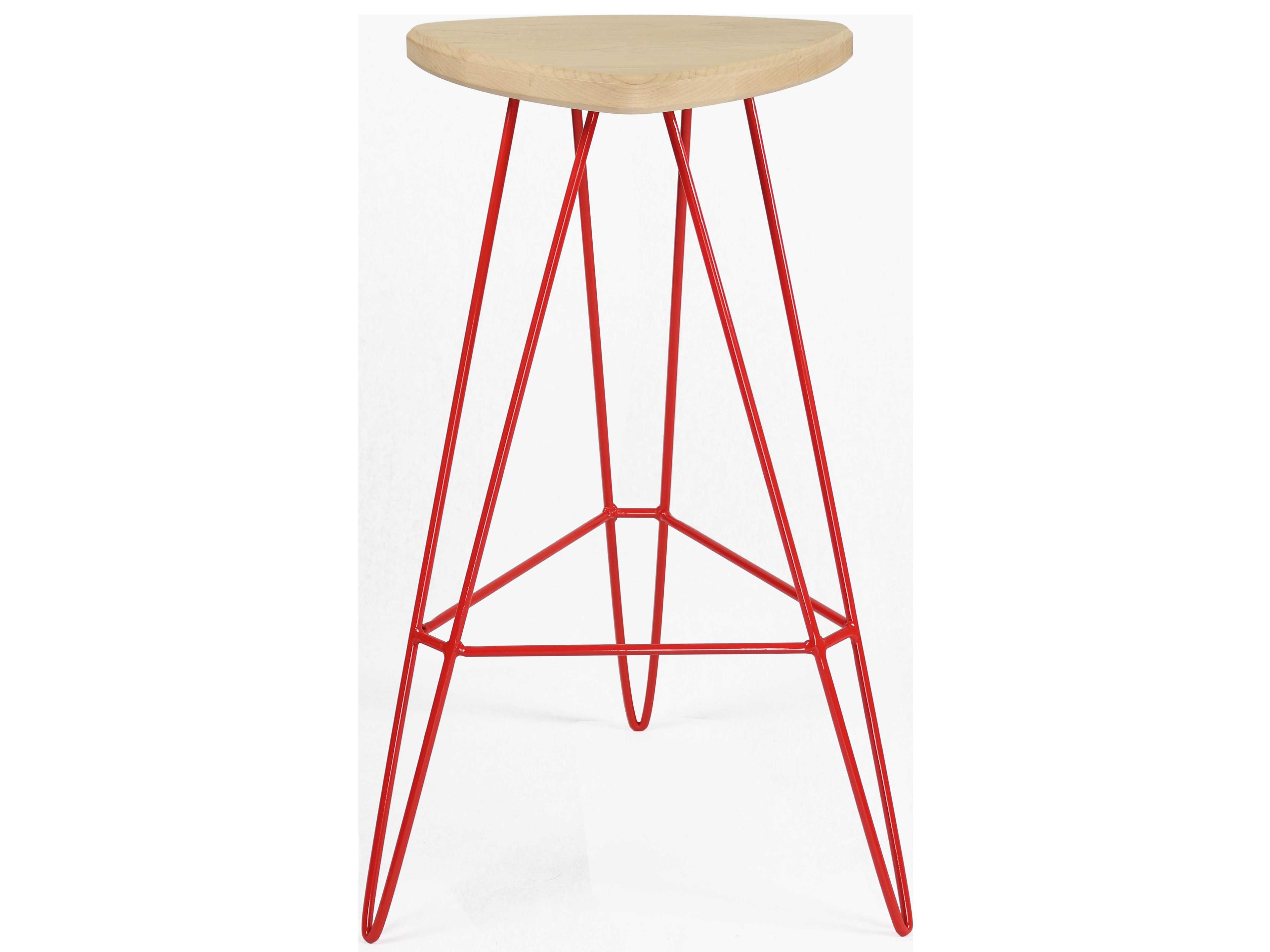 Tronk Design Madison Maple Wood Bar Stool