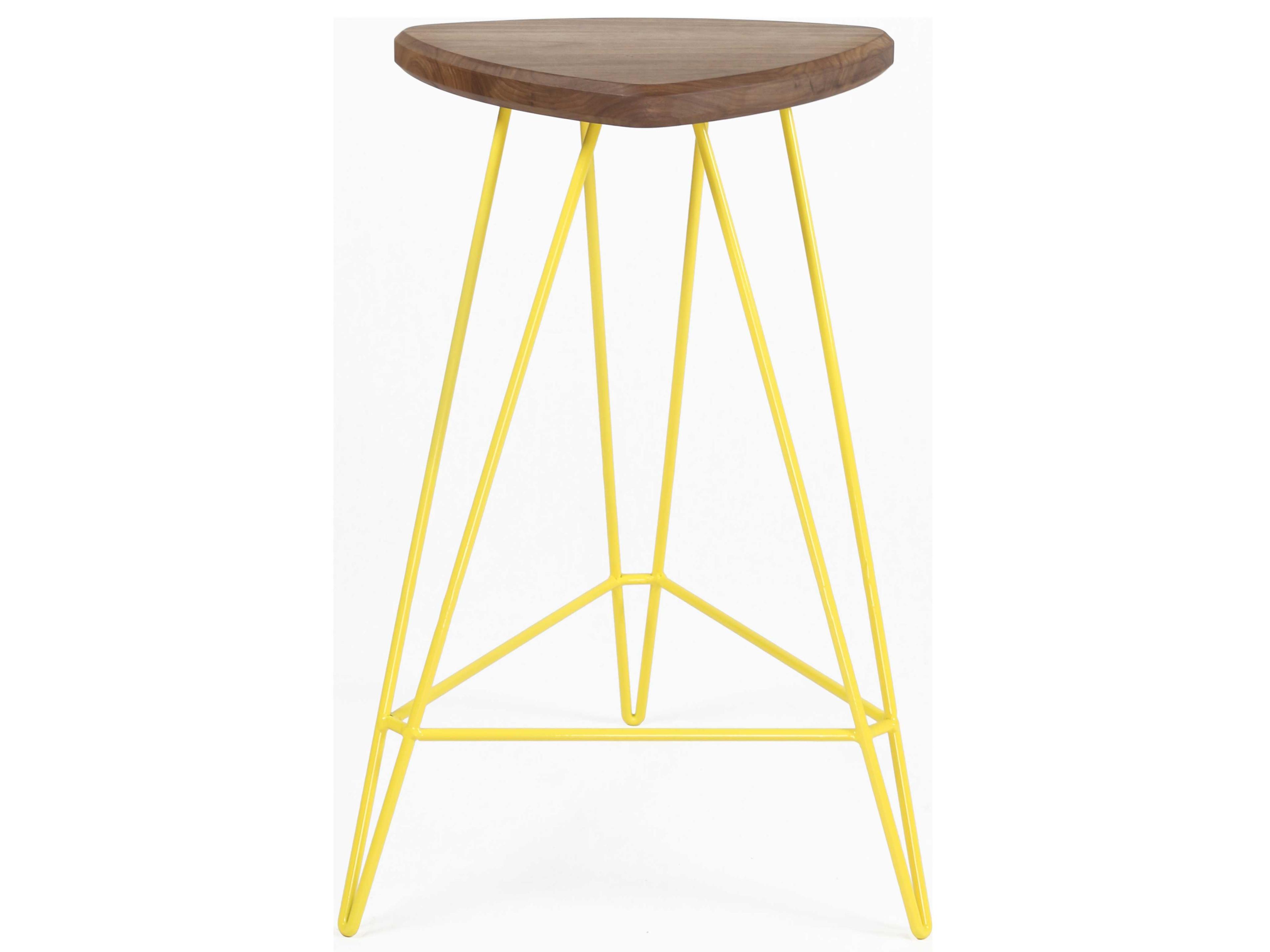 Tronk Design Madison Walnut Wood Counter Stool
