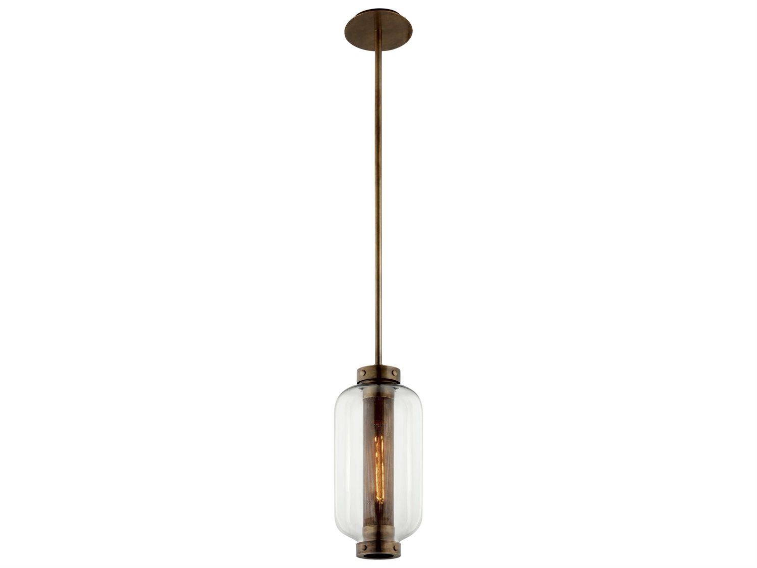 Troy Lighting Atwater 1 - Light Outdoor Hanging Light