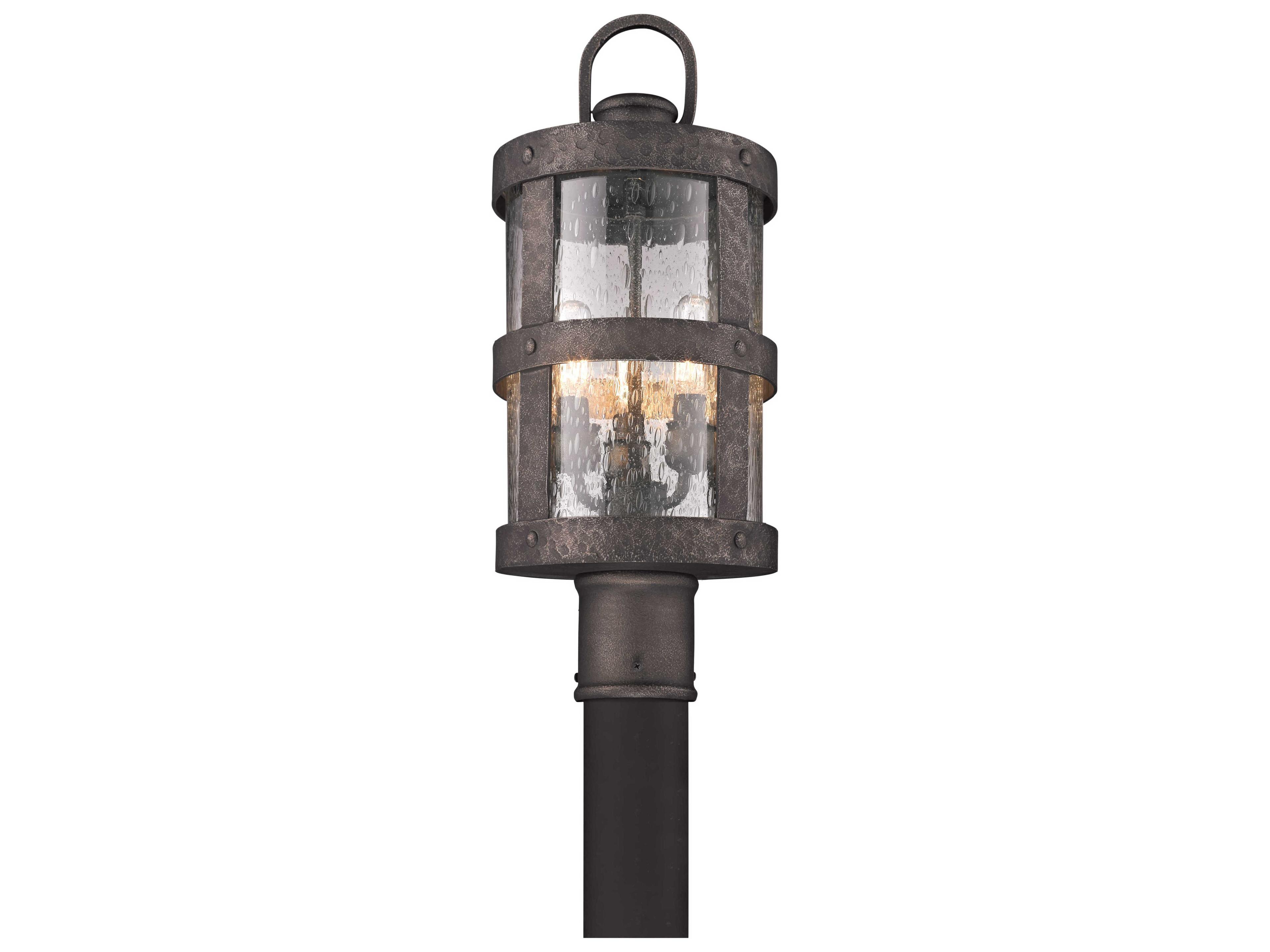 Troy Lighting Barbosa 3-Light Outdoor Post Light