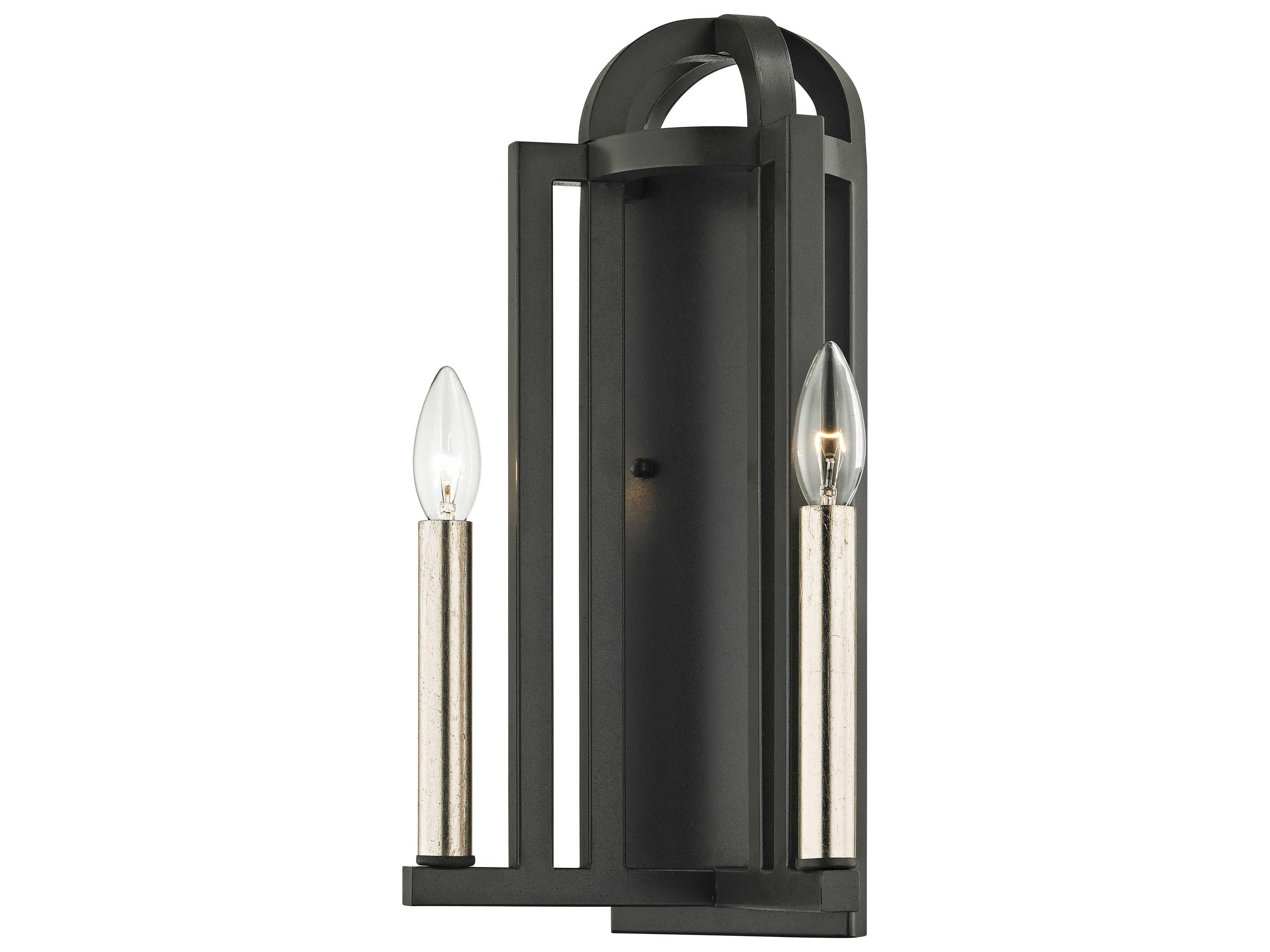 Troy Lighting Grayson 2-Light Textured Bronze Wall Sconce