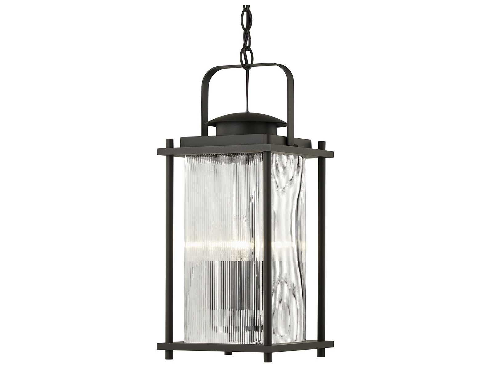 Troy Lighting James Bay 3 - Light Glass Outdoor Hanging Light
