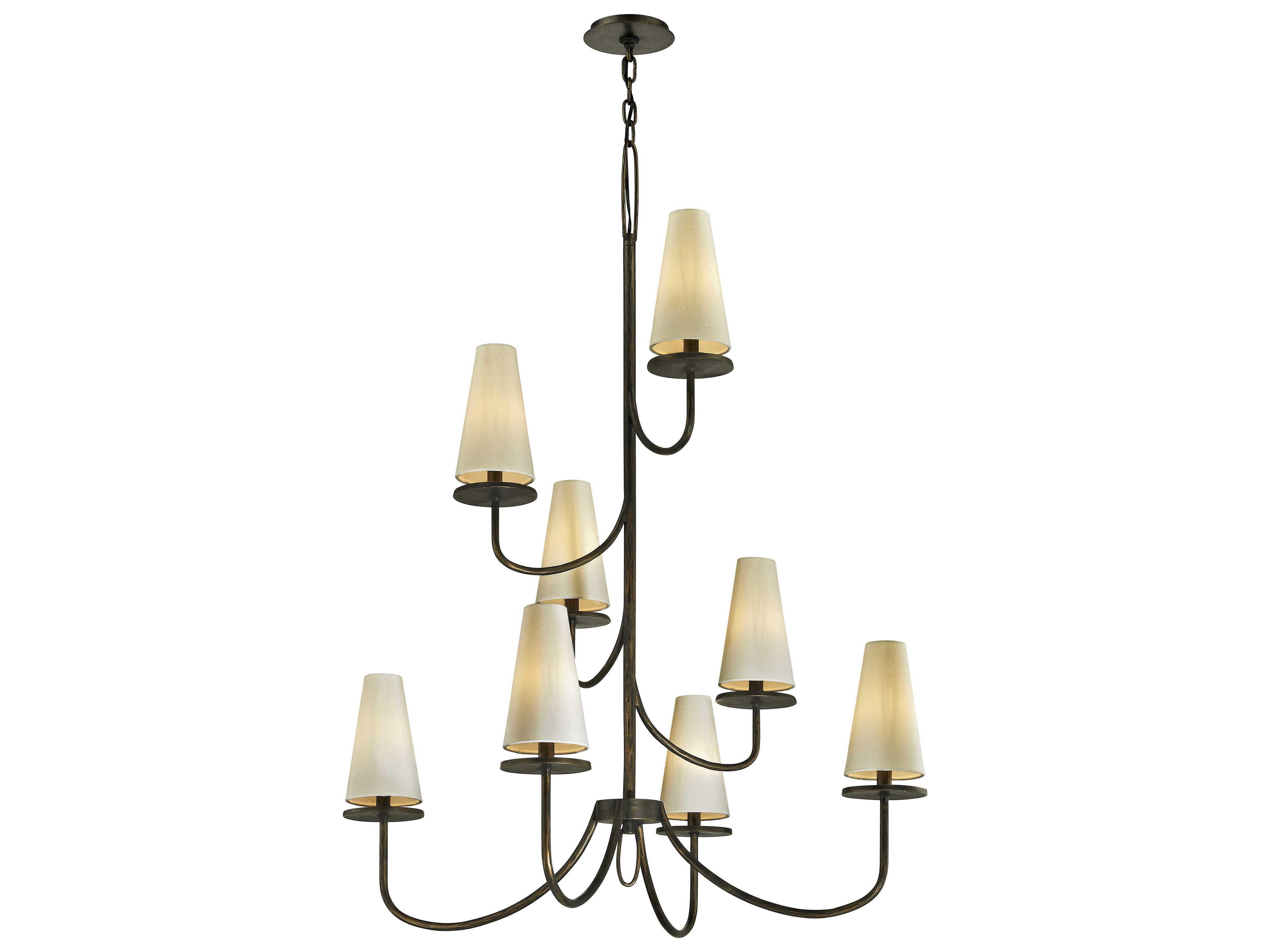 Troy Lighting Marcel 8-Light Pompeii Bronze Chandelier