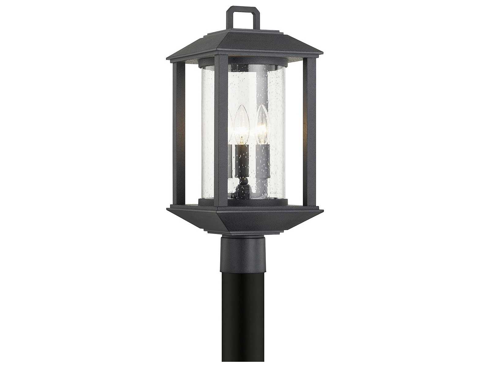 Troy Lighting Mccarthy 3 - Light Glass Outdoor Post Light