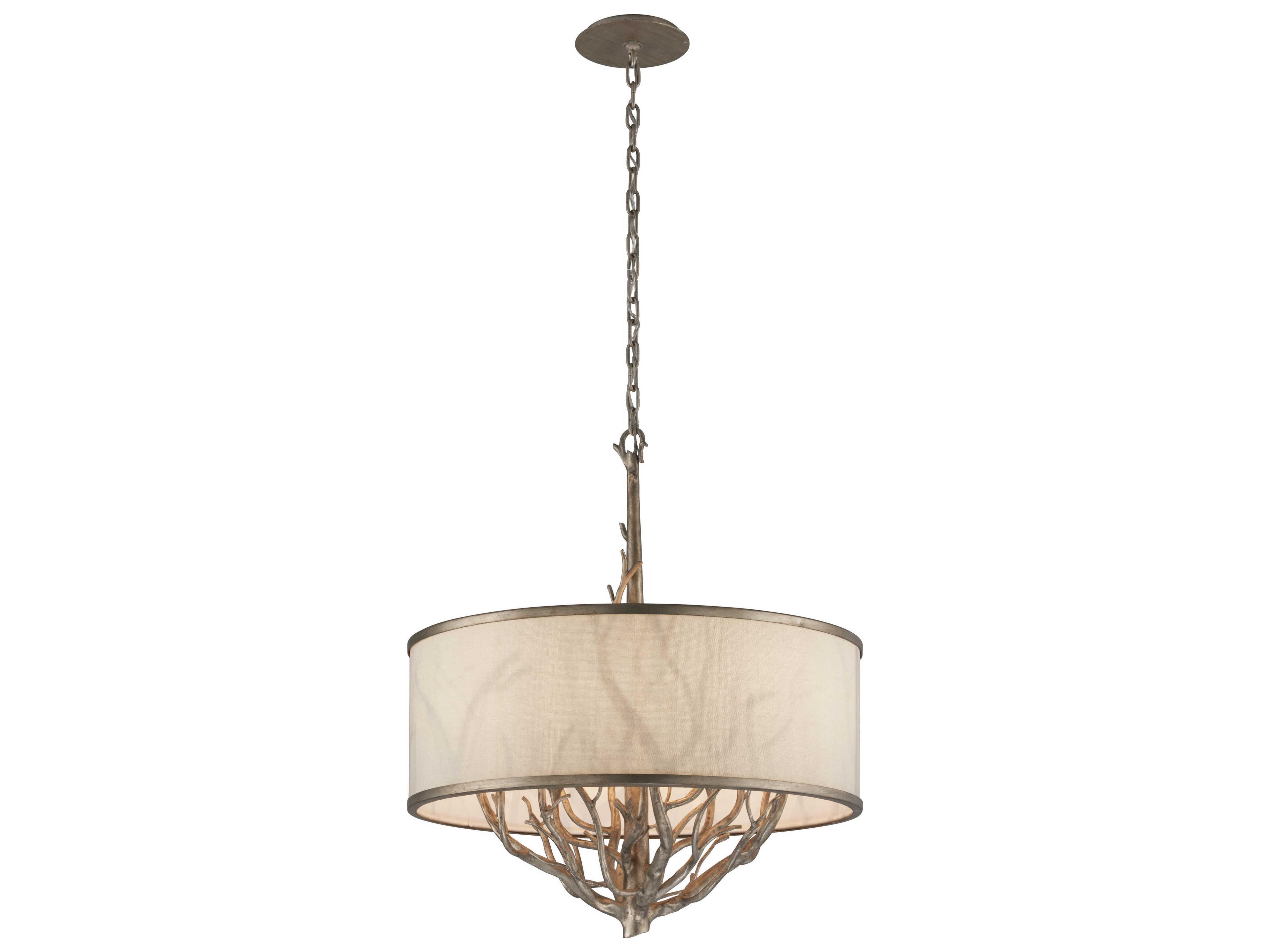 Troy Lighting Whitman 6-Light Vienna Bronze Drum Chandelier