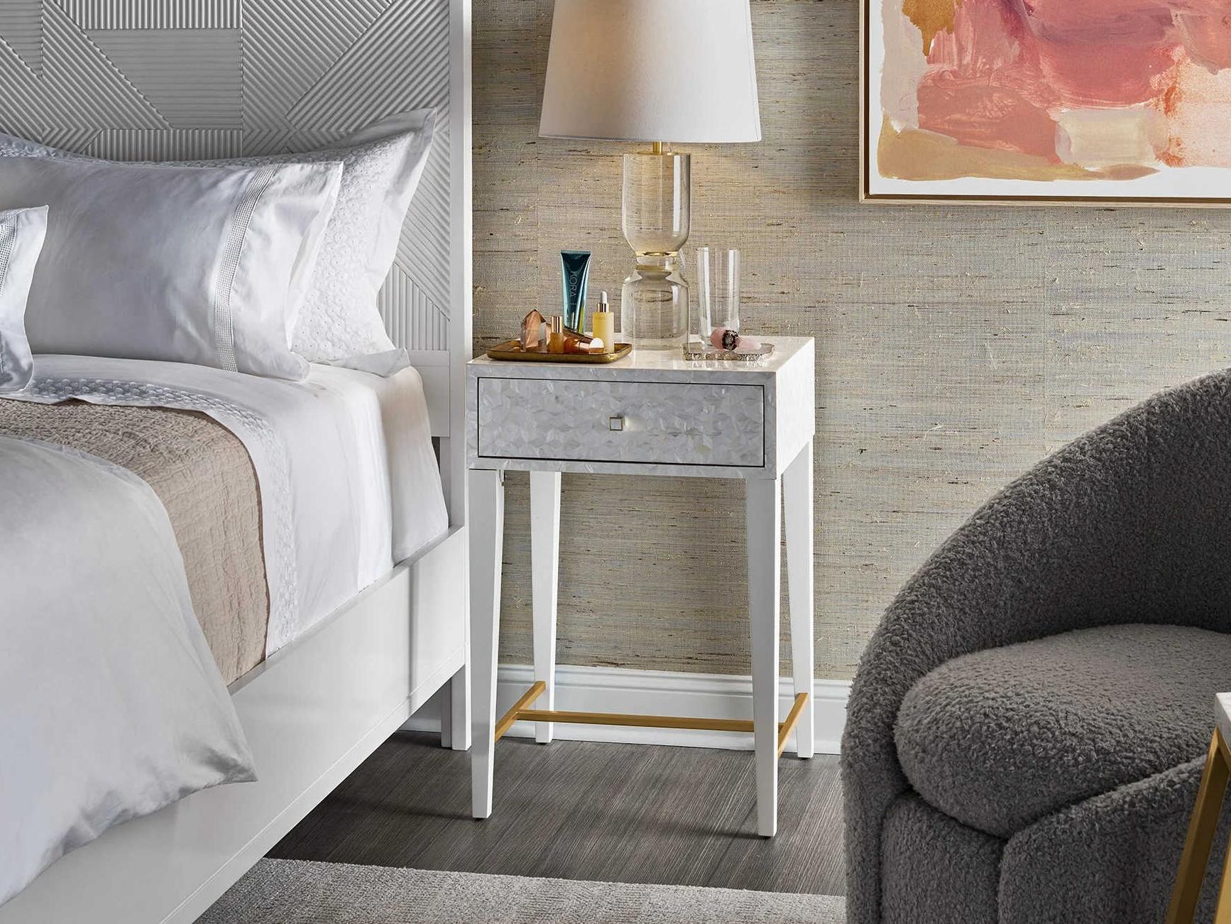 Universal Furniture Miranda Kerr Love Joy Bliss 1-Drawer Solid Wood Nightstand