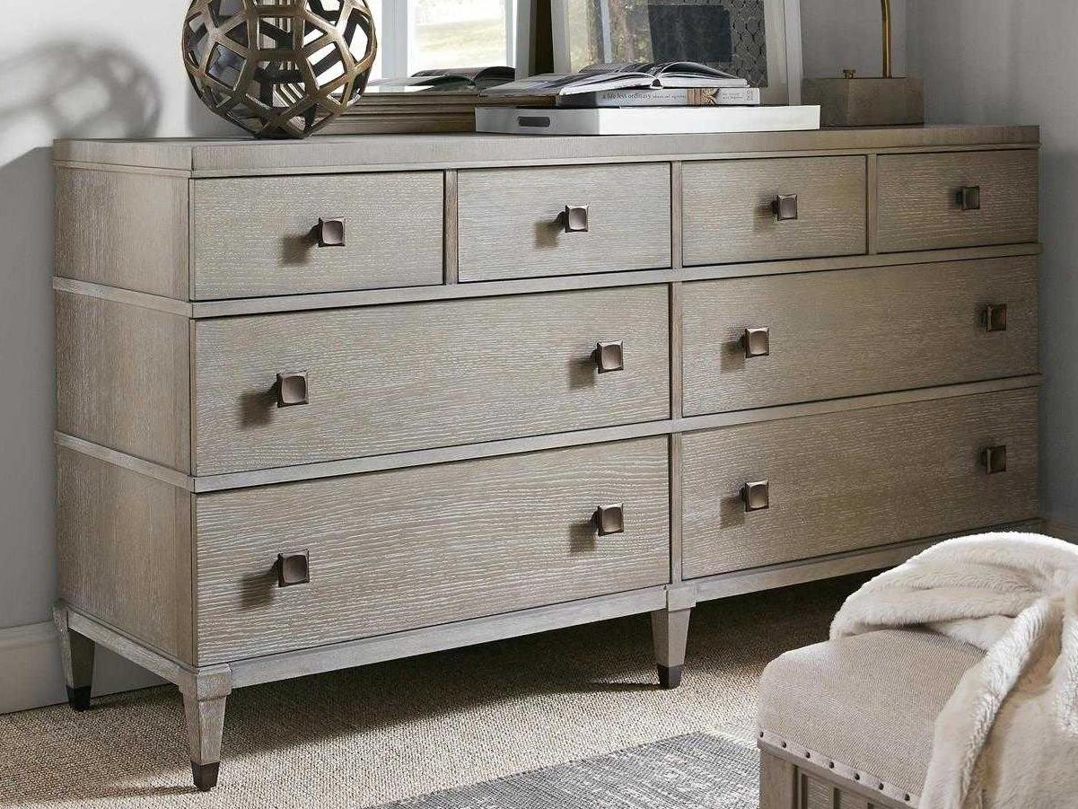 Universal Furniture The Playlist 8-Drawers Gray Double Dresser