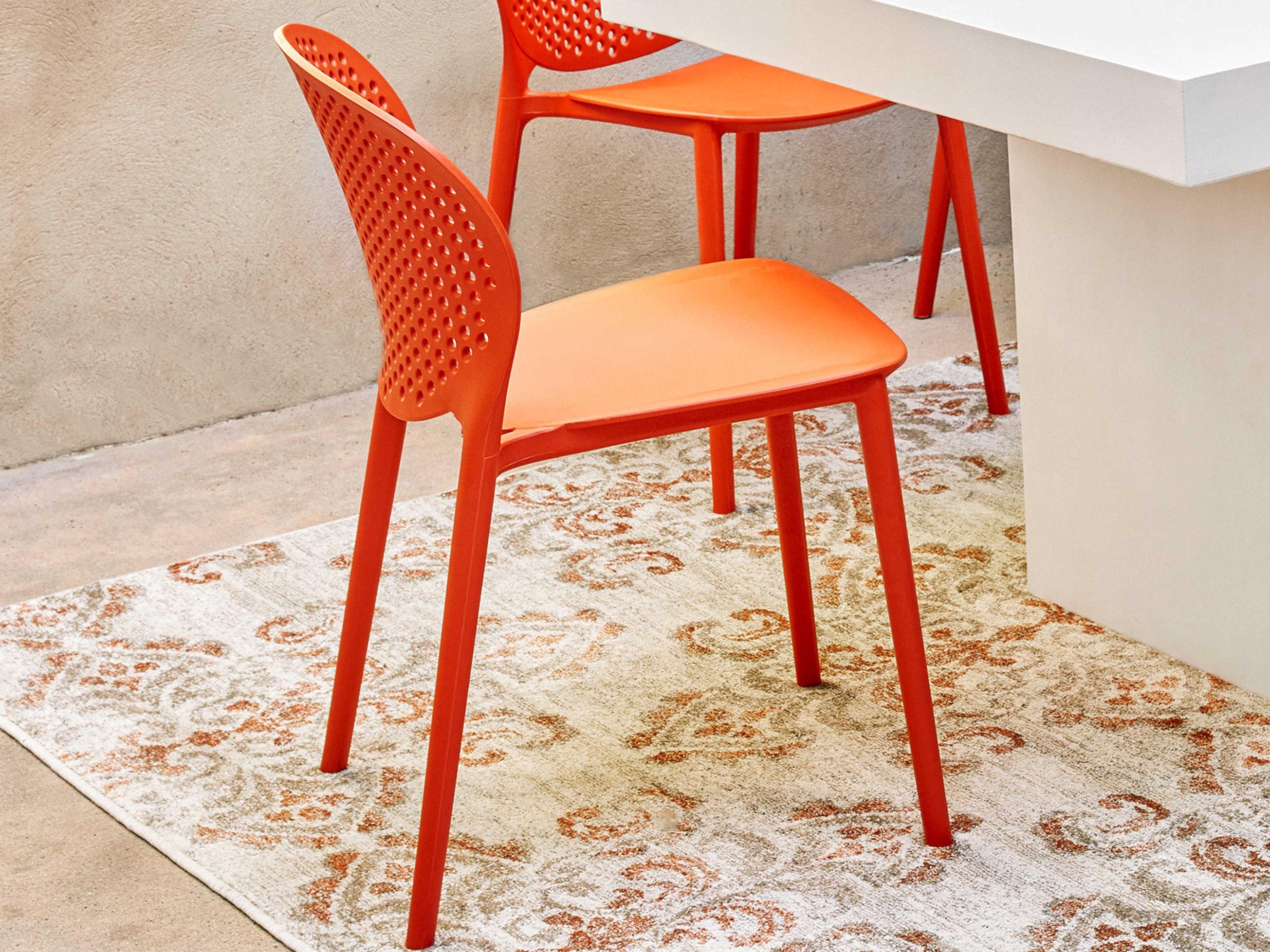 Urbia Bailey Orange Armless Dining Chair