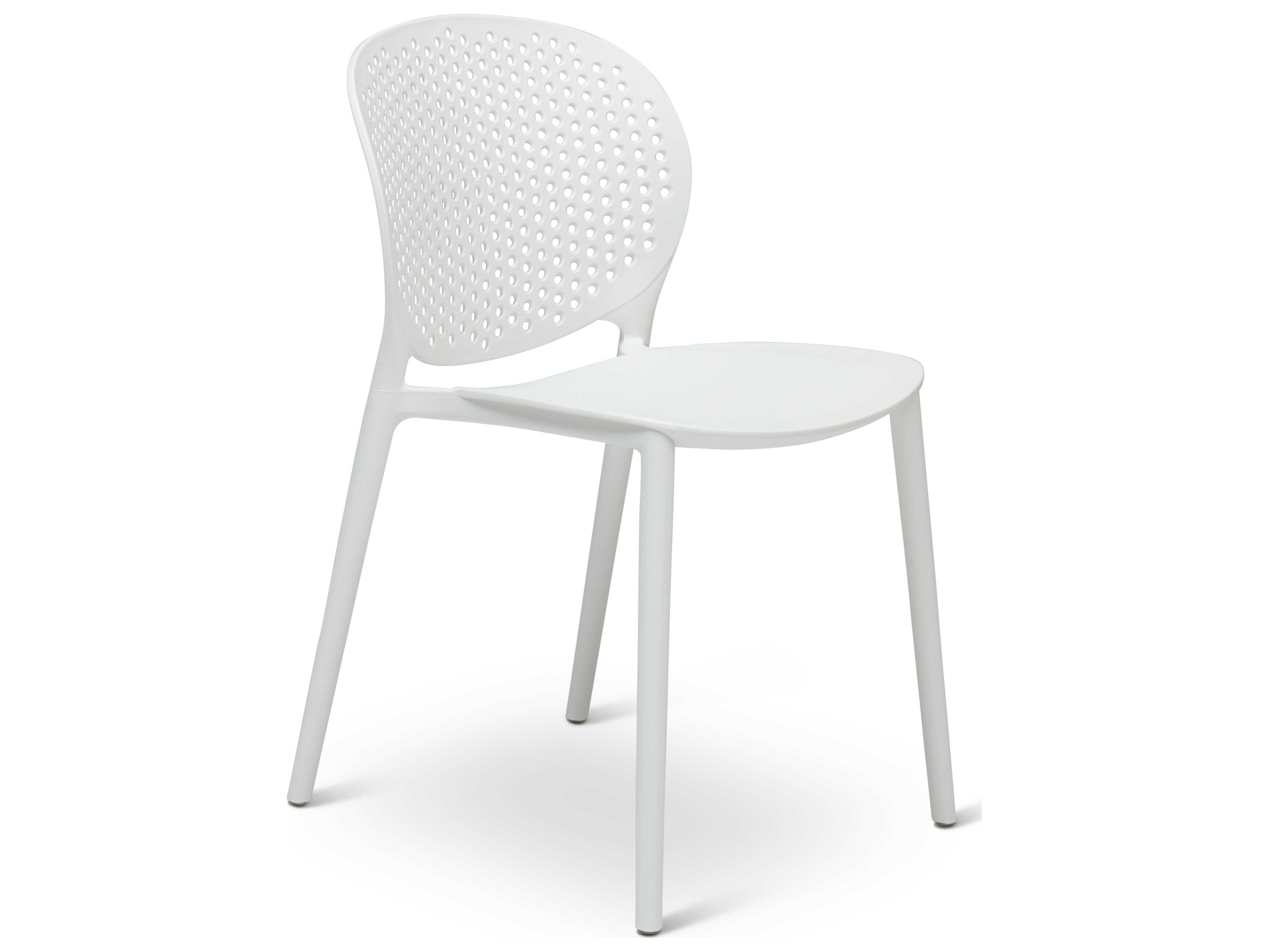 Urbia Bailey White Armless Dining Chair
