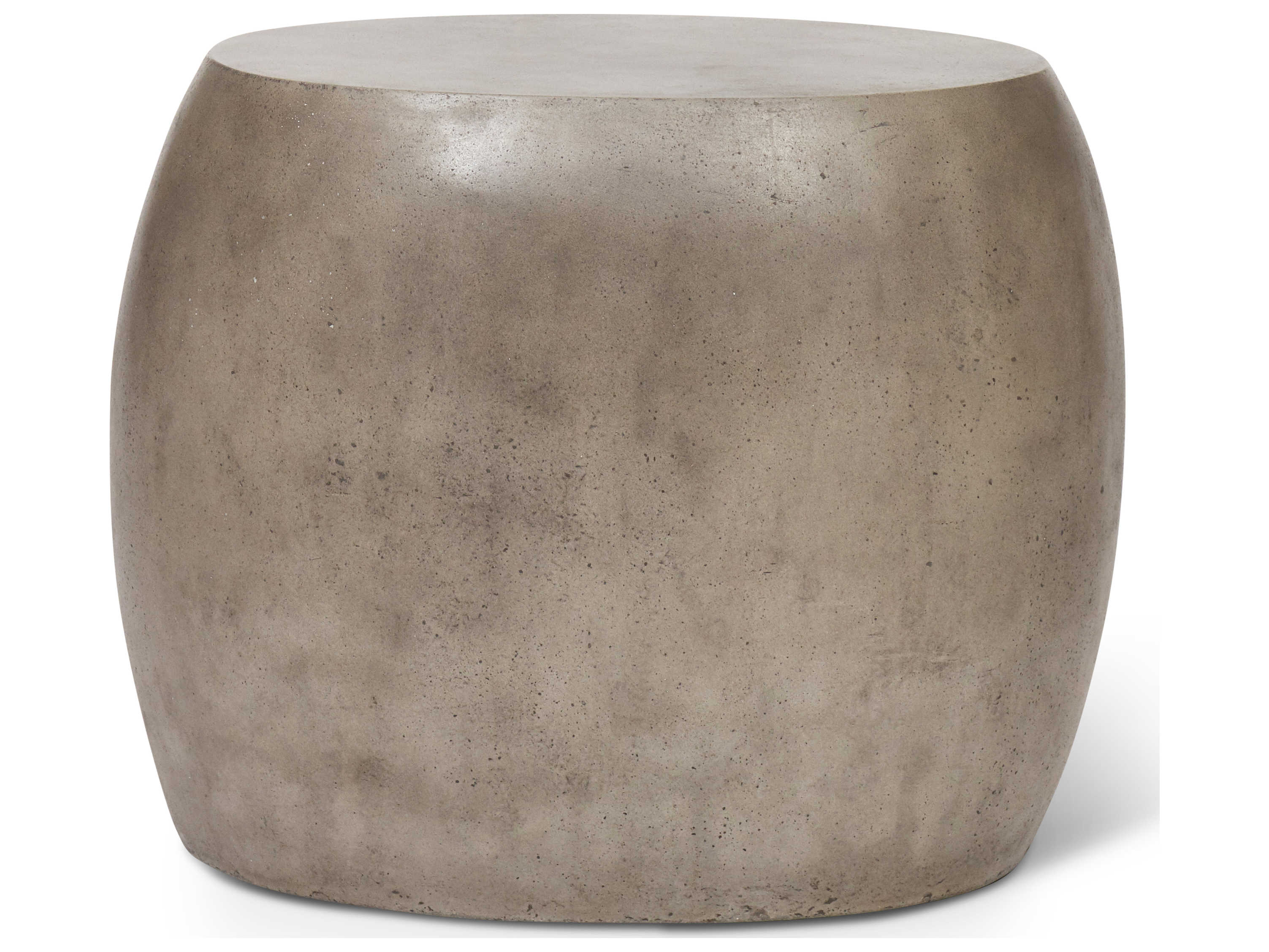 Urbia Pebble Oval Concrete End Table