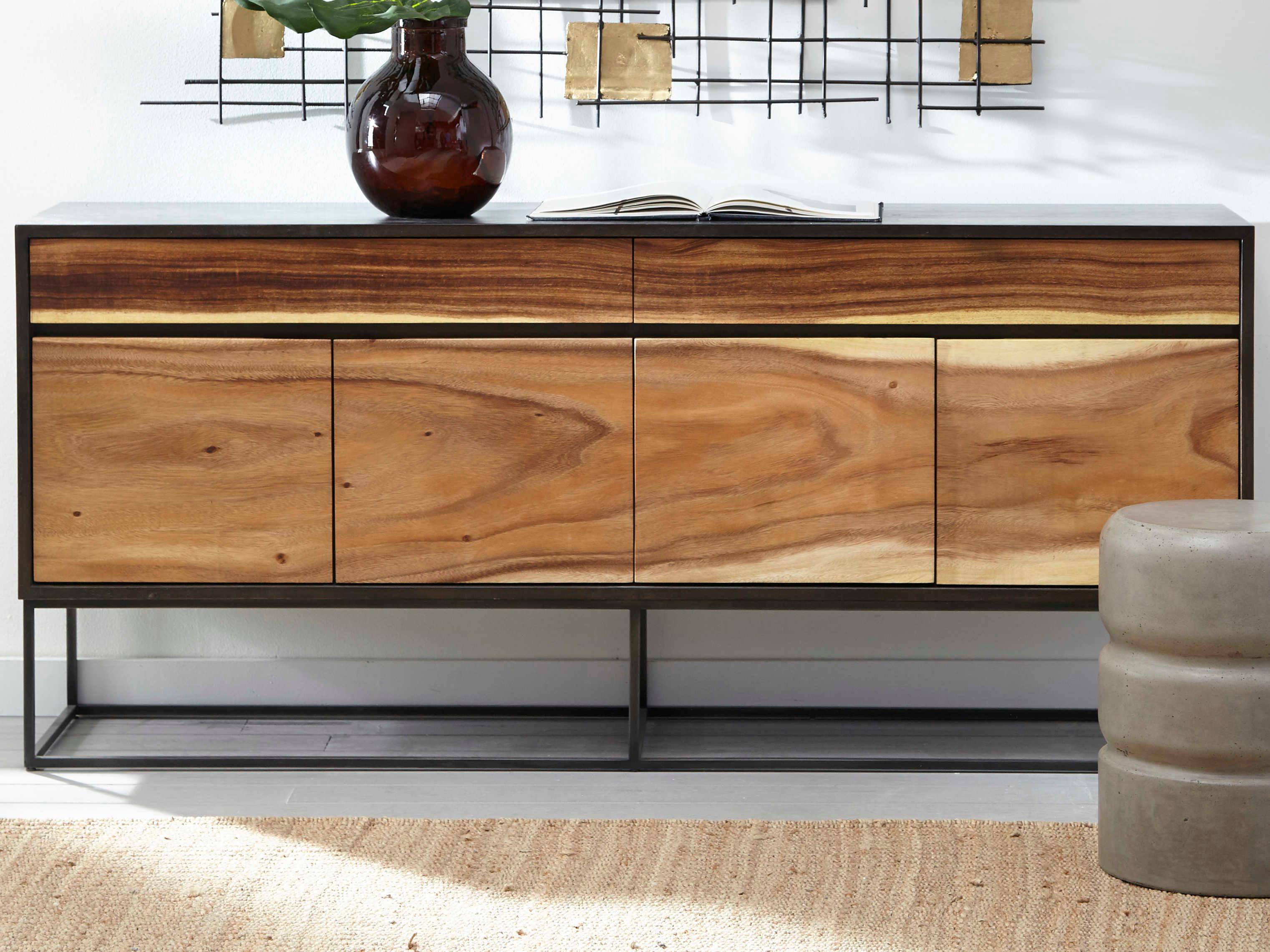 Urbia Ie Series 71" Suar Black Sideboard