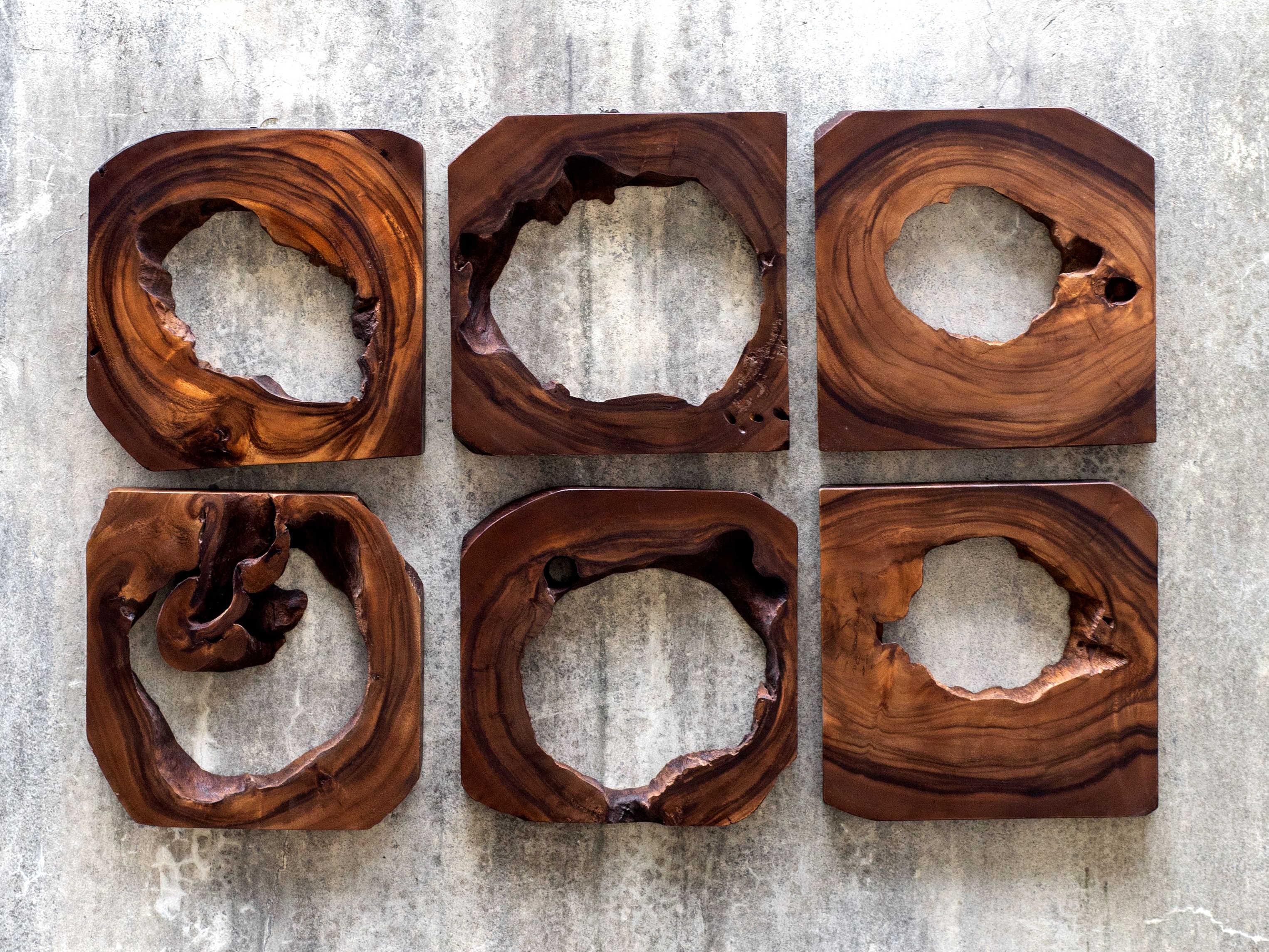 Uttermost Adlai Wood Wall Art Set of 6