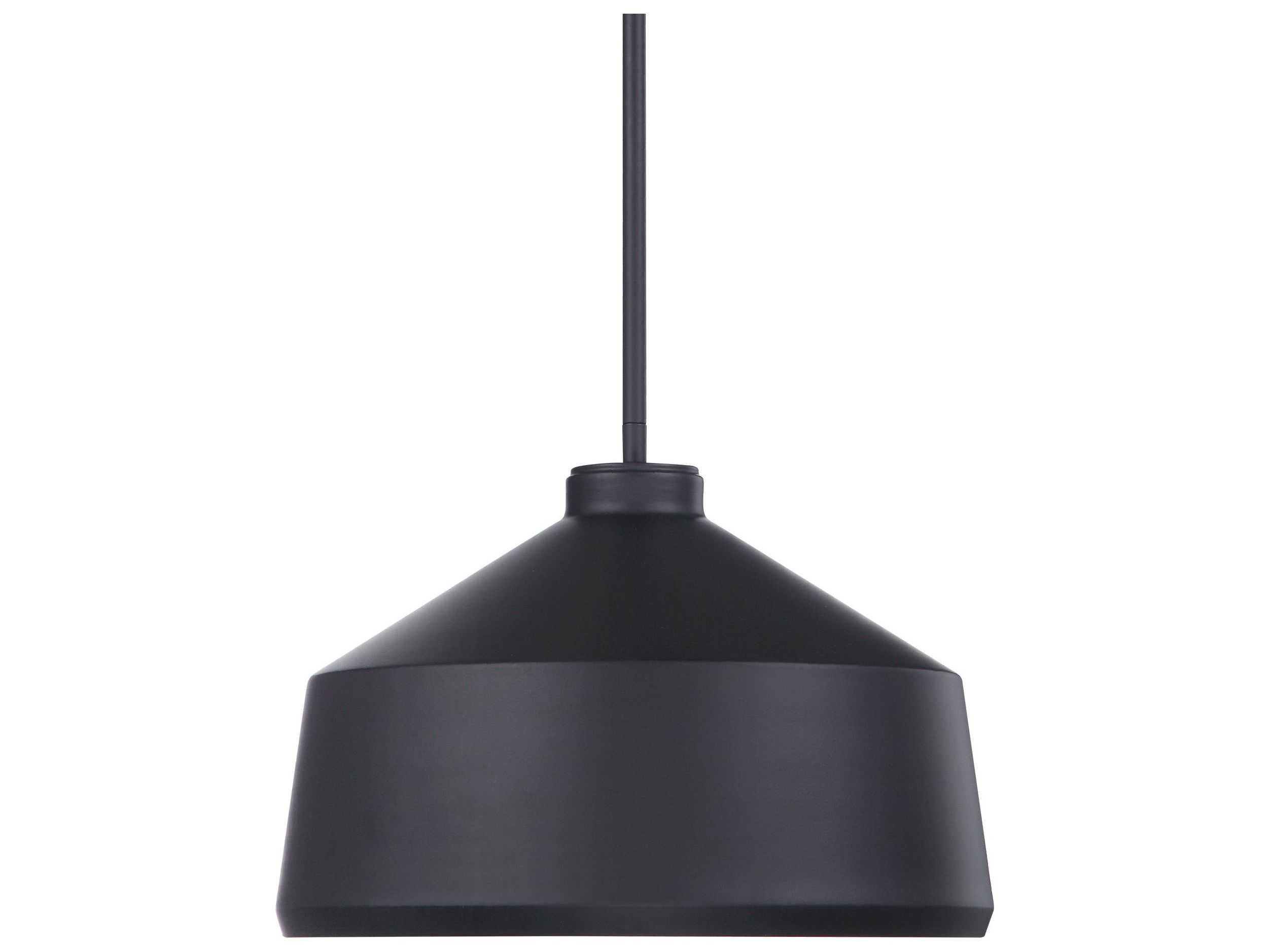 Uttermost Holgate 1-Light Matte Black Pendant