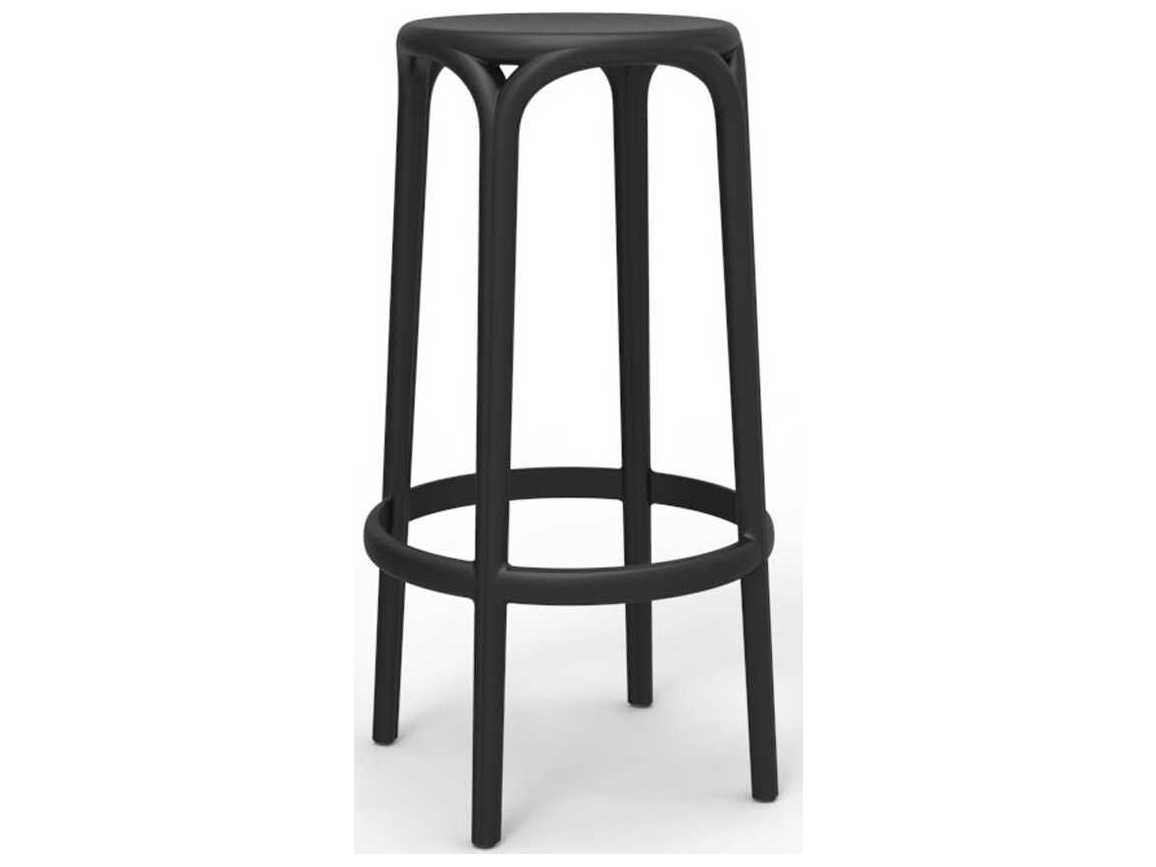 Vondom Brooklyn Black Matte Bar Stool Set of 4