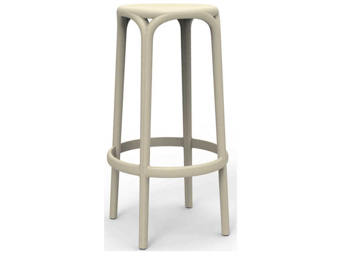 Vondom Brooklyn Ecru Matte Bar Stool Set of 4