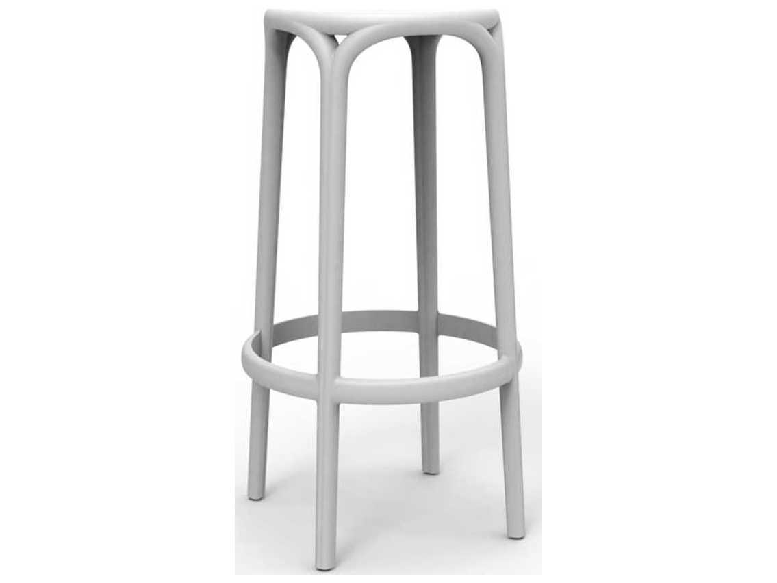 Vondom Brooklyn White Matte Bar Stool Set of 4