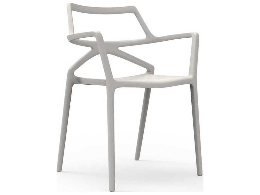 Vondom Delta Beige Arm Dining Chair Set of 4