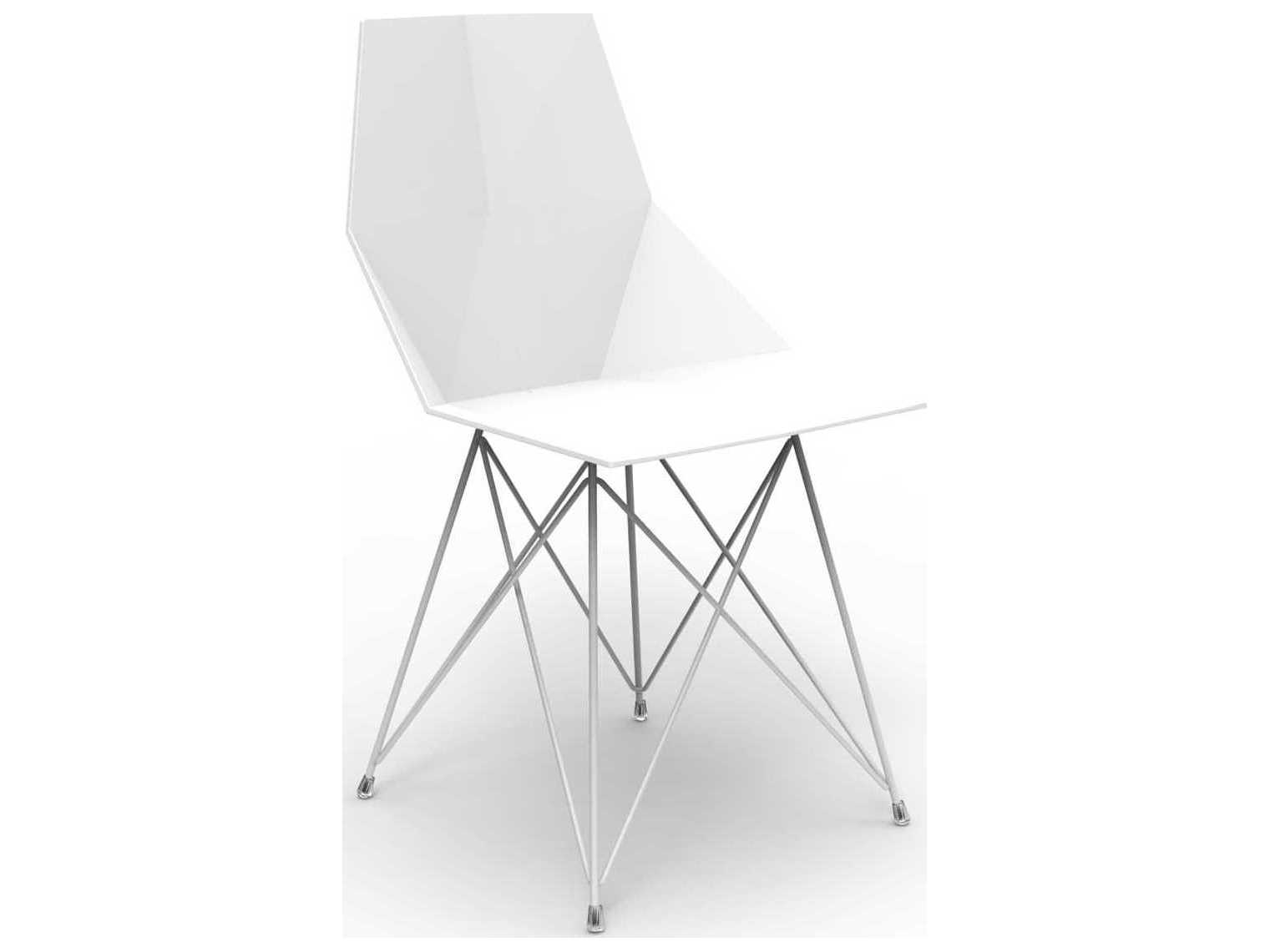 Vondom Faz White Side Dining Chair Set of 4