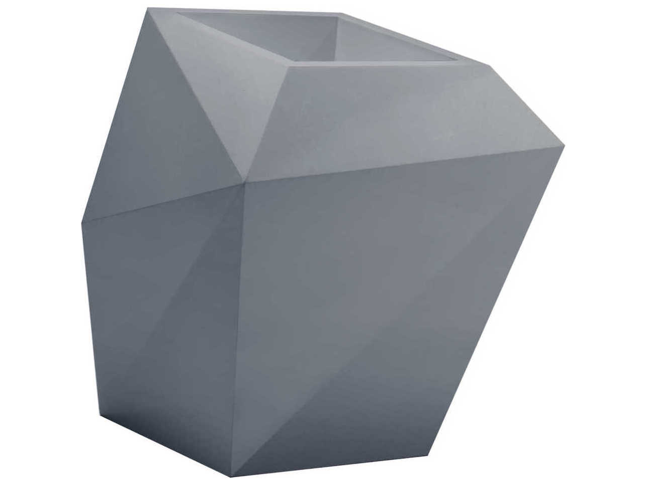 Vondom Faz Planter 27.5H Basic Gray