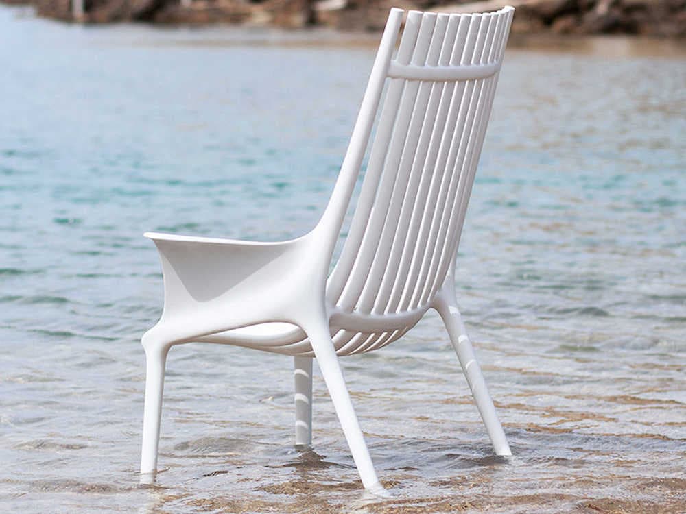 Vondom Ibiza Lounge Chair Set of 4 Basic/Injection White