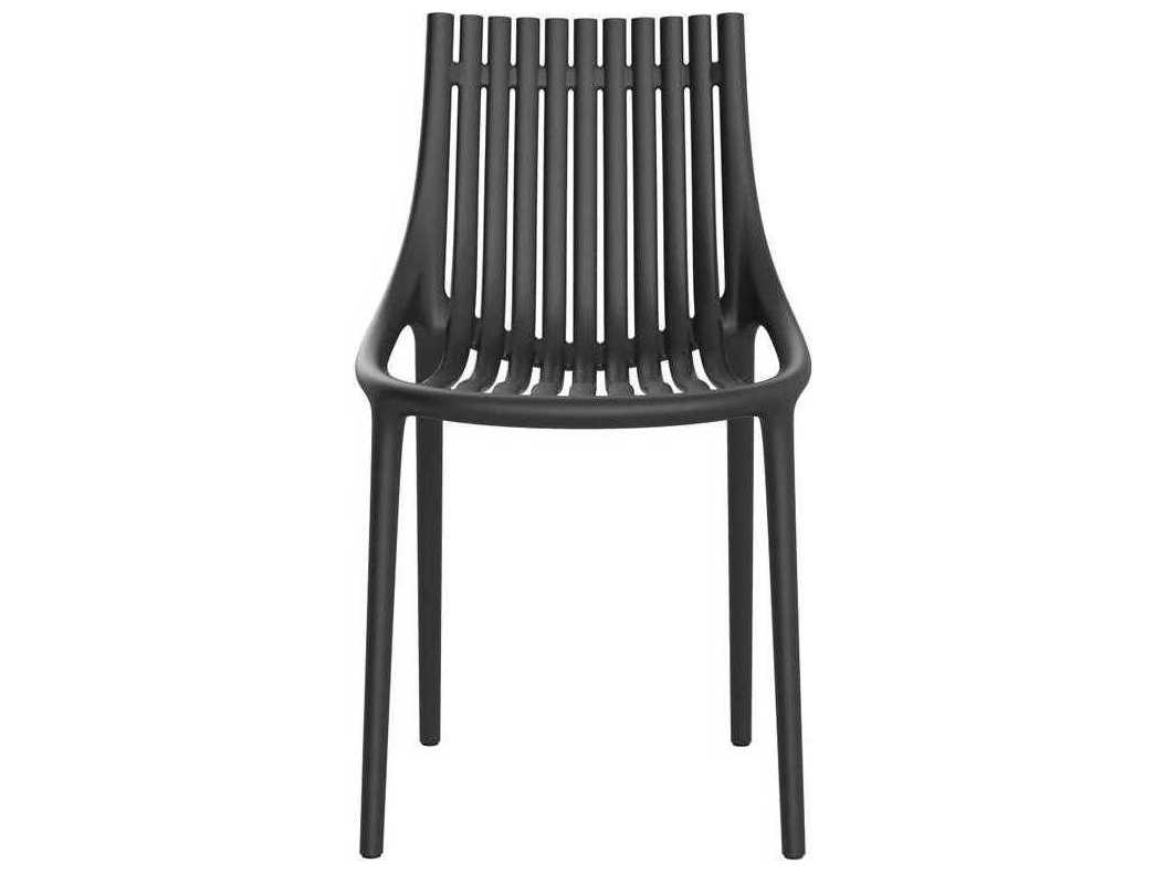 Vondom Ibiza Black Side Dining Chair Set of 4