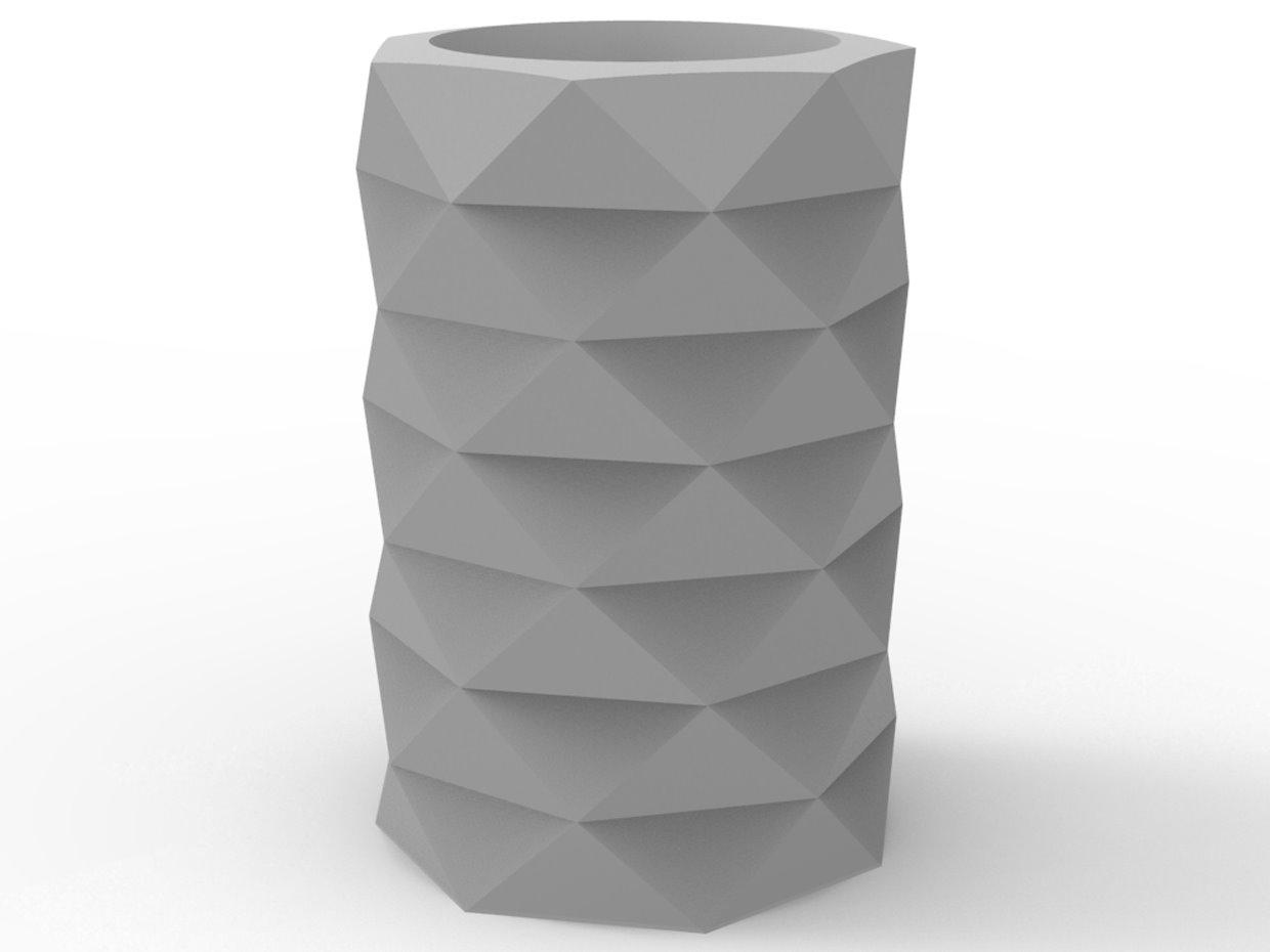 Vondom Marquis Planter 23.5H Basic Gray