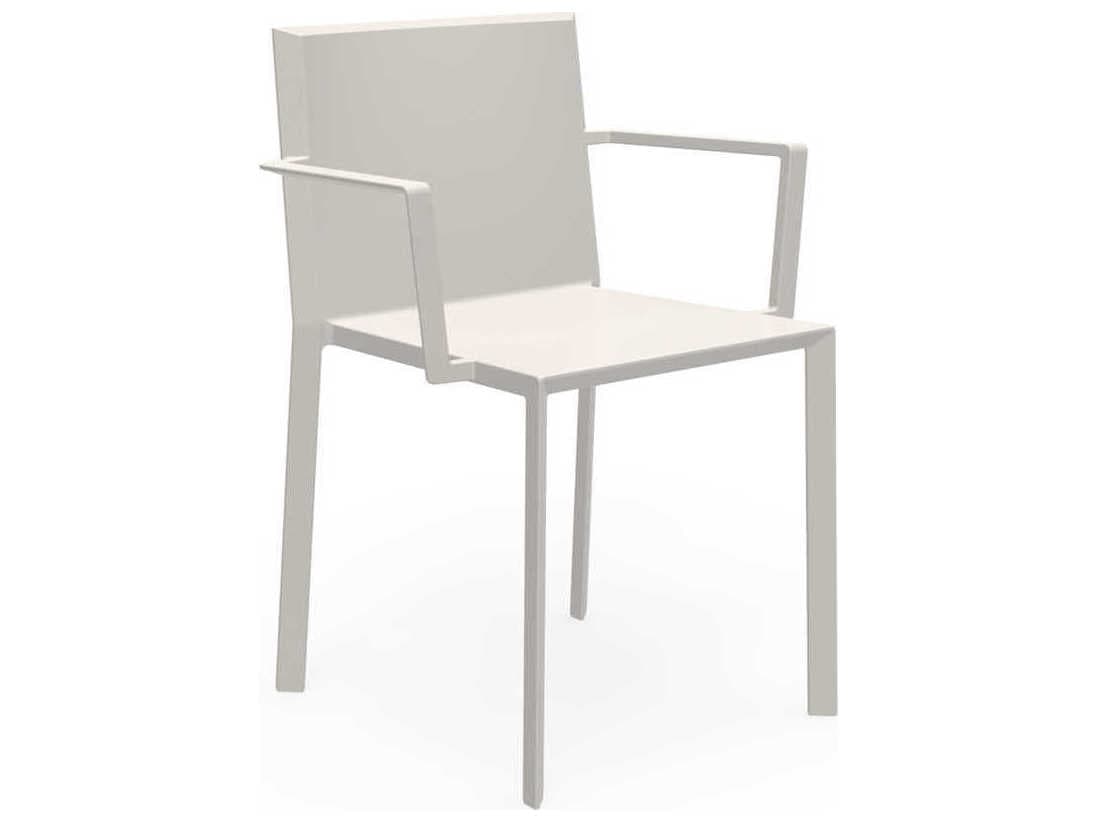 Vondom Quartz Beige Arm Dining Chair Set of 4