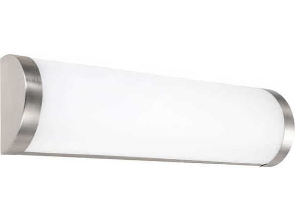 WAC Lighting Fuse 1-Light Brushed Nickel LED Vanity Light