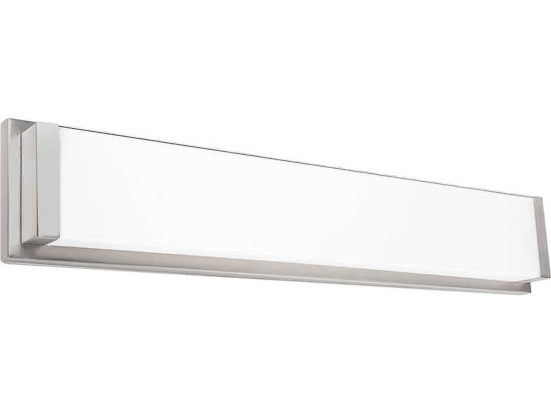 WAC Lighting Metro 1-Light Brushed Nickel LED Vanity Light